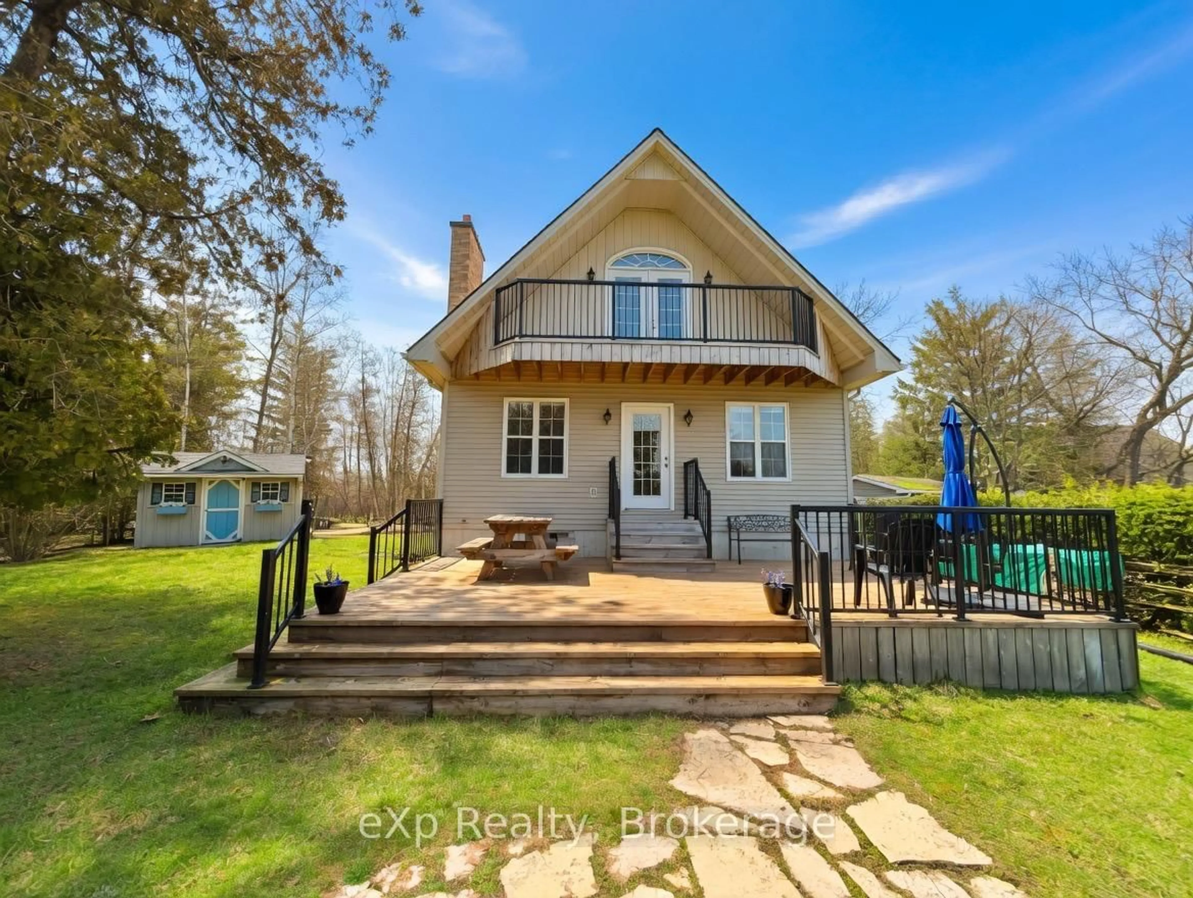 A pic from outside/outdoor area/front of a property/back of a property/a pic from drone, unknown for 705 Victoria Rd, Huron-Kinloss Ontario N0G 2R0