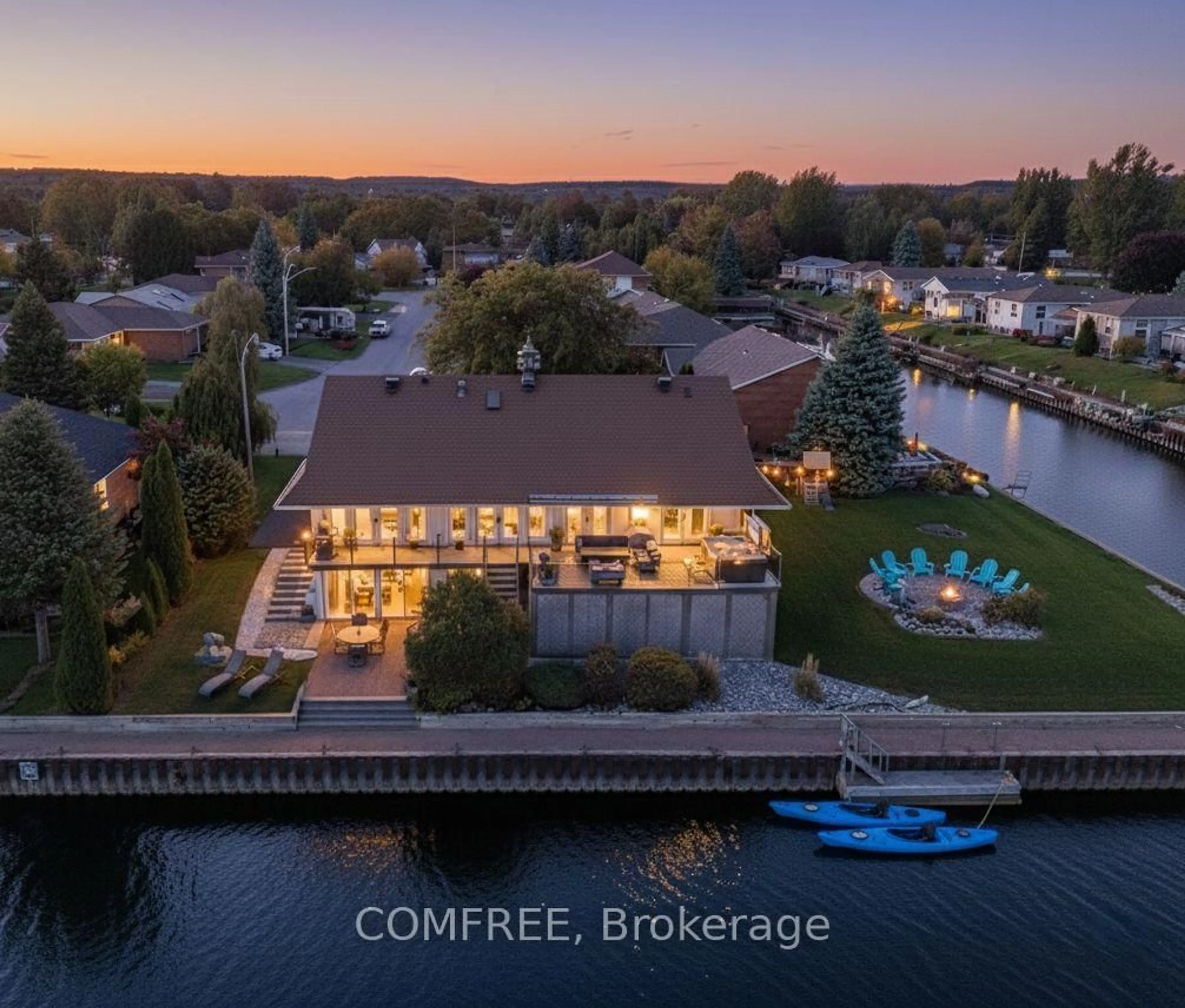 A pic from outside/outdoor area/front of a property/back of a property/a pic from drone, water/lake/river/ocean view for 7 Rogers Rd, Brighton Ontario K0K 1H0
