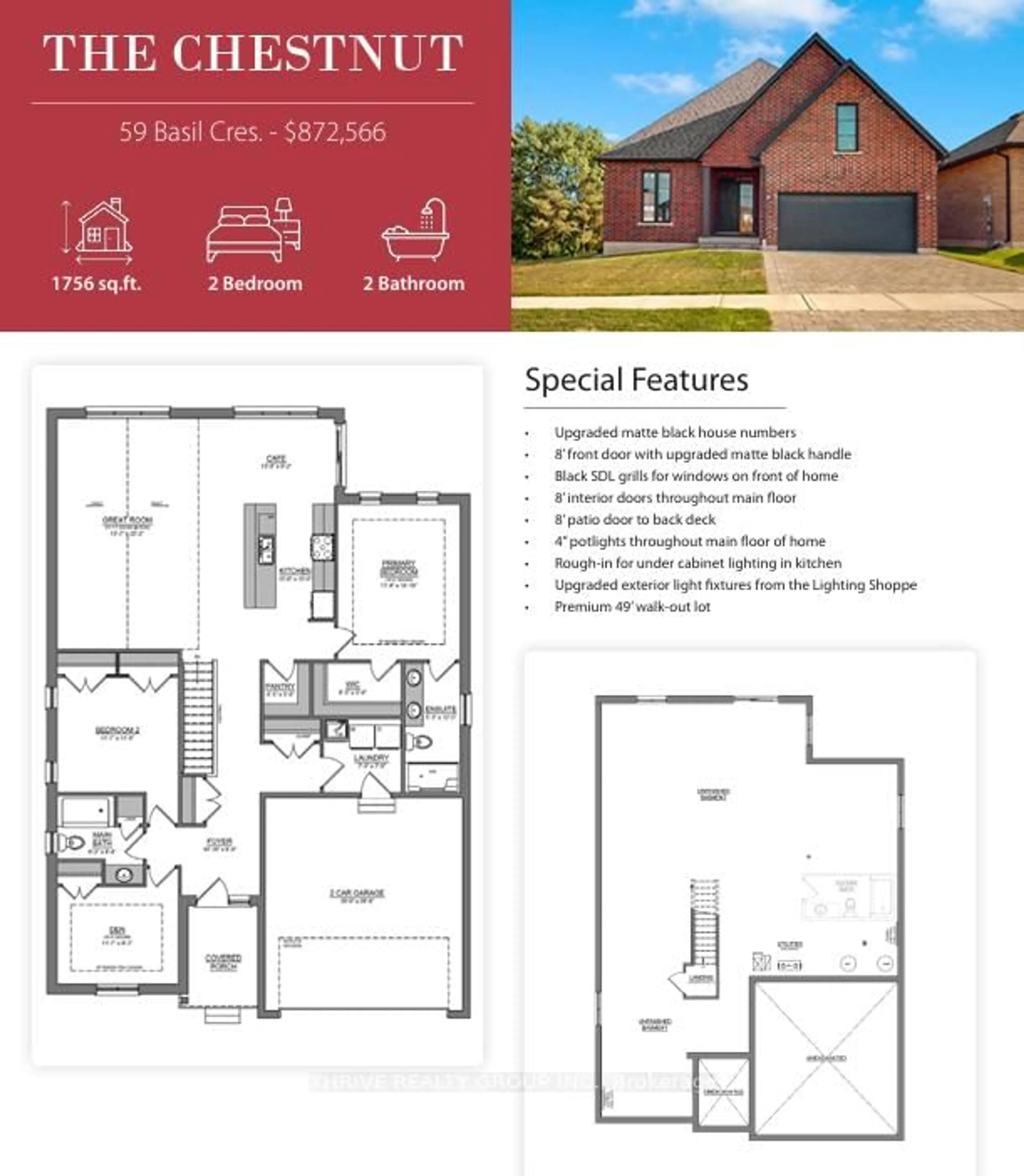 Floor plan for 59 Basil Cres, Middlesex Centre Ontario N0M 2A0