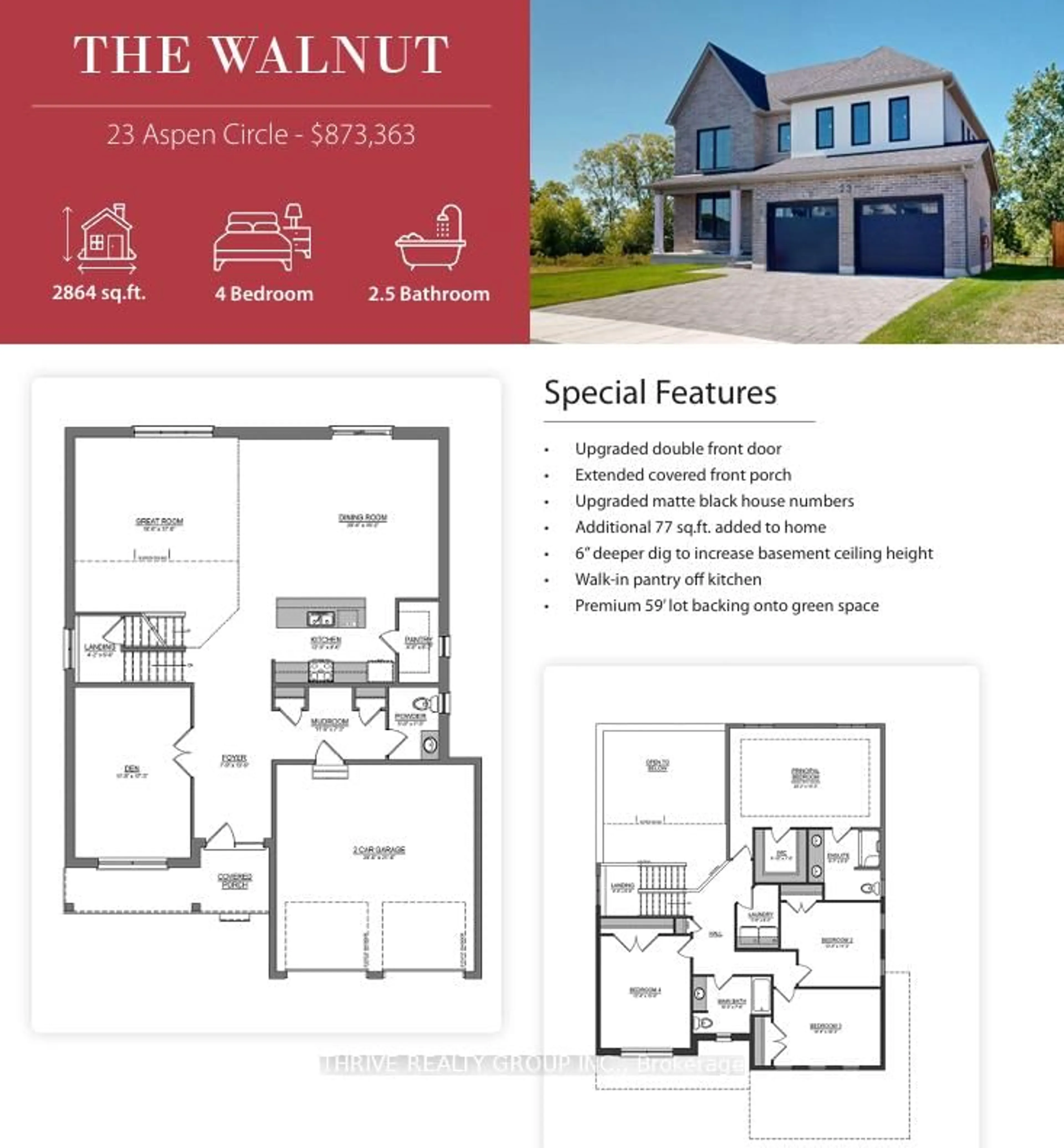 Floor plan for 23 Aspen Circ, Thames Centre Ontario N0M 2P0