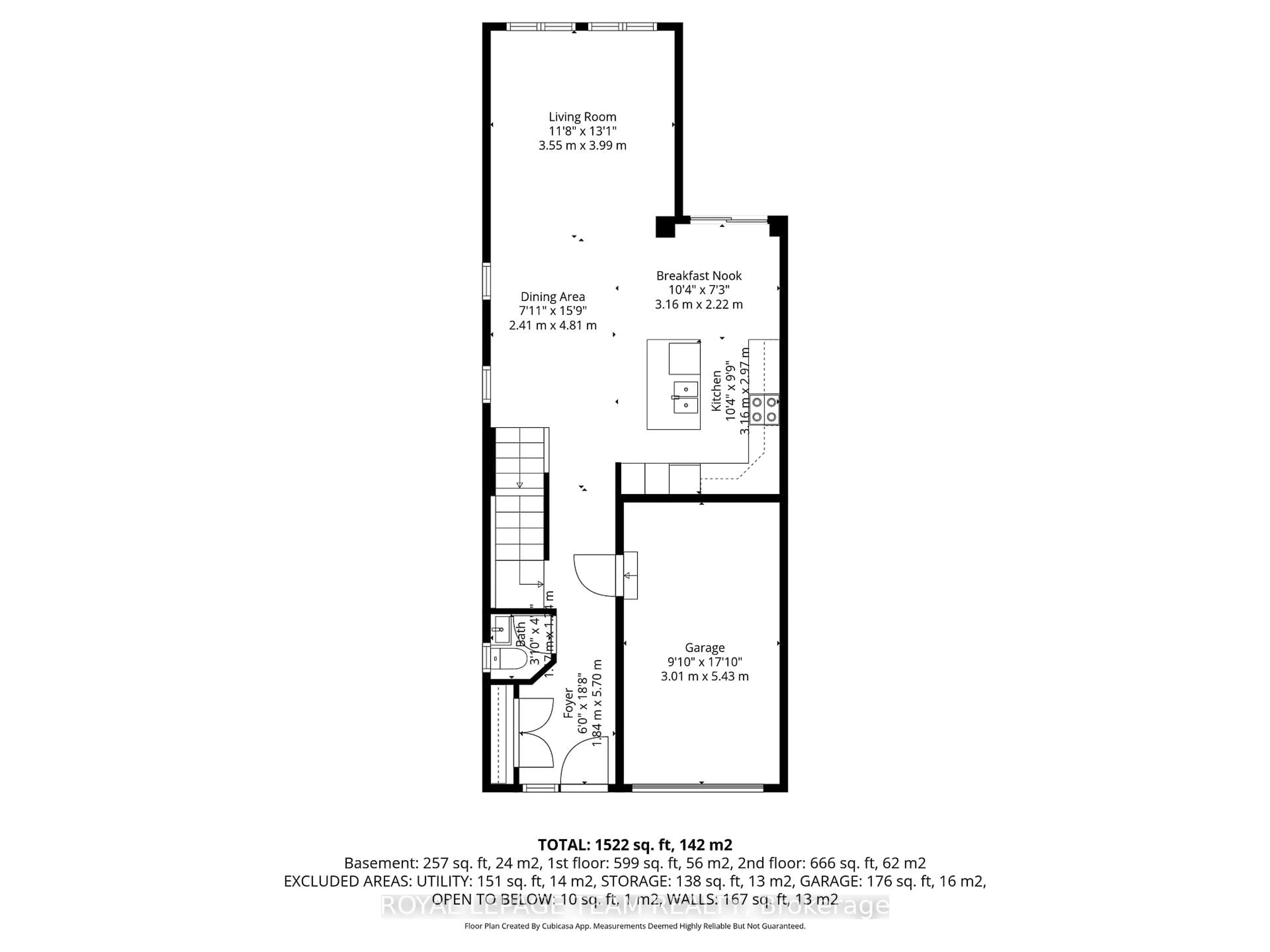 Floor plan for 289 Big Dipper St, Ottawa Ontario K4M 0J2