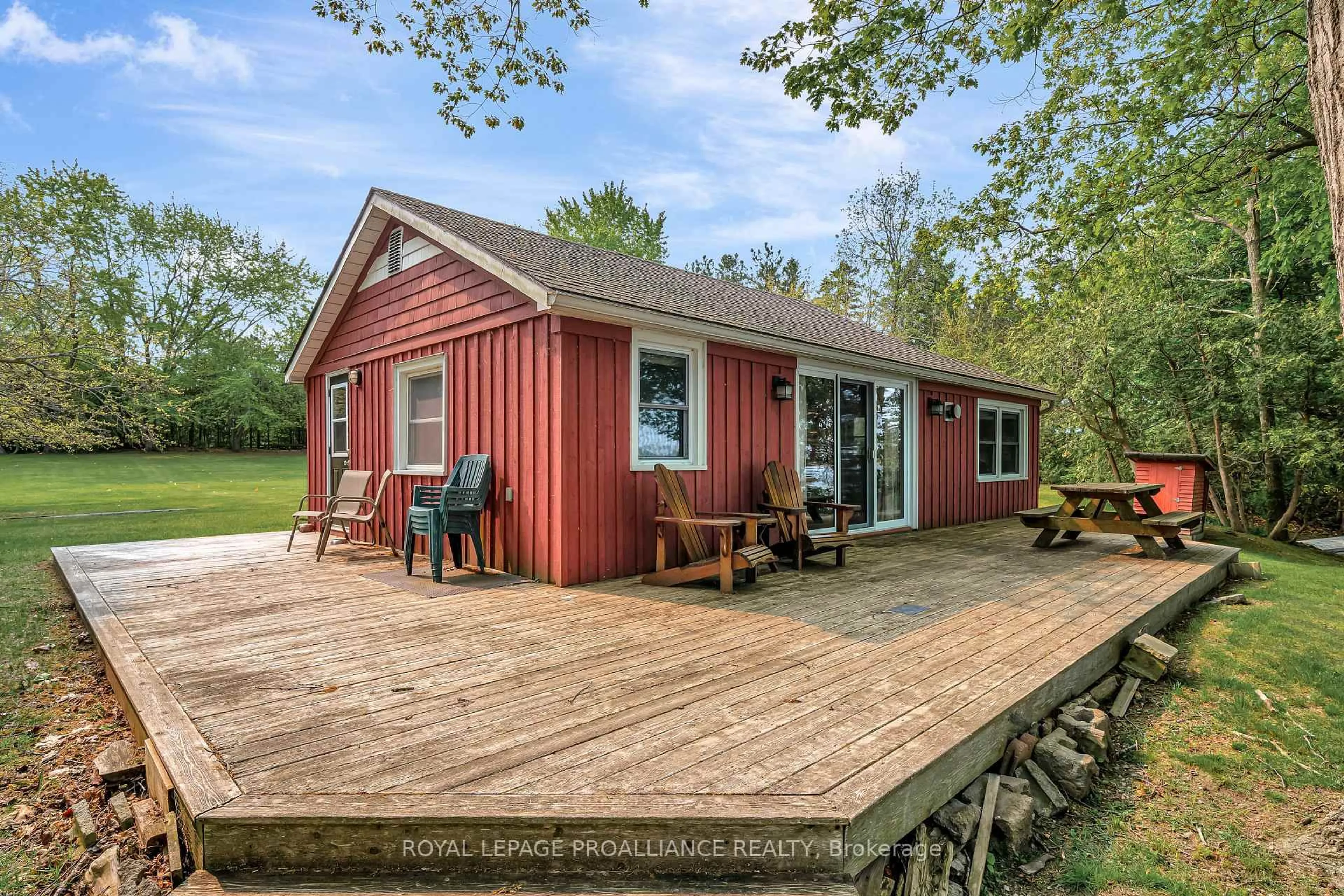 Patio, water/lake/river/ocean view for 27 Thrush Lane, Prince Edward County Ontario K0K 2T0