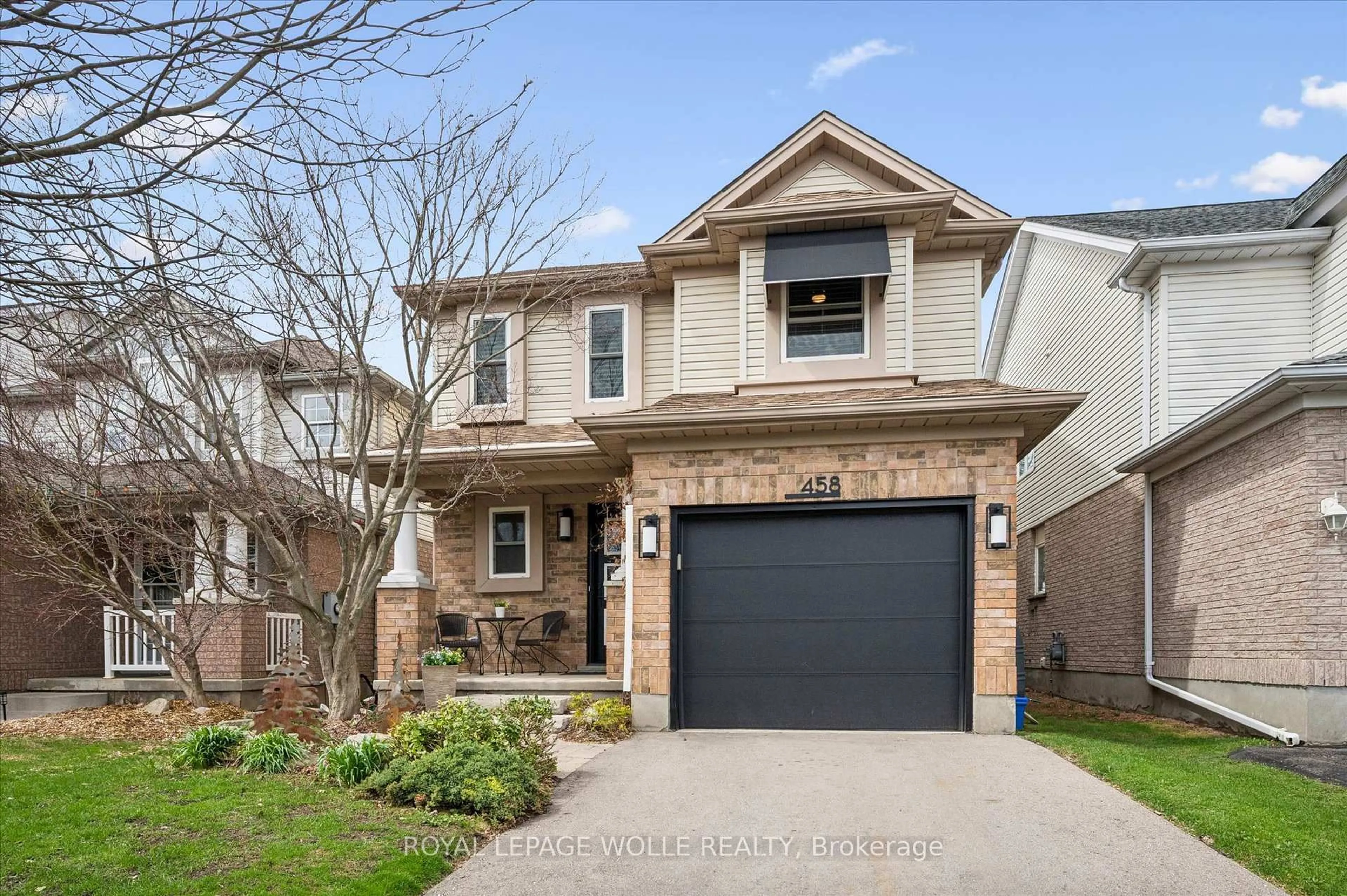 Home with brick exterior material, street for 458 Citadel Crt, Waterloo Ontario N2K 3Y5