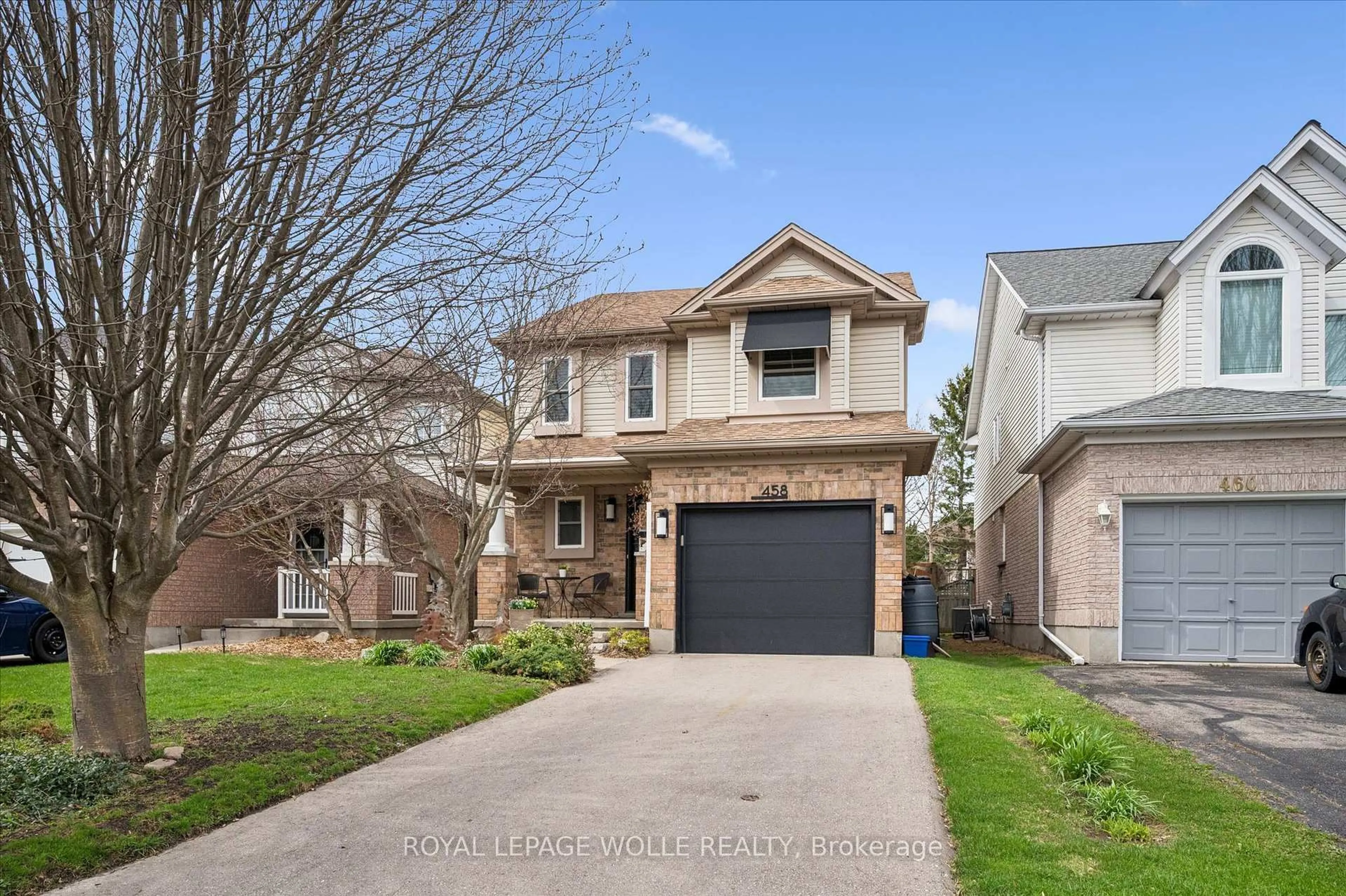 Home with brick exterior material, street for 458 Citadel Crt, Waterloo Ontario N2K 3Y5