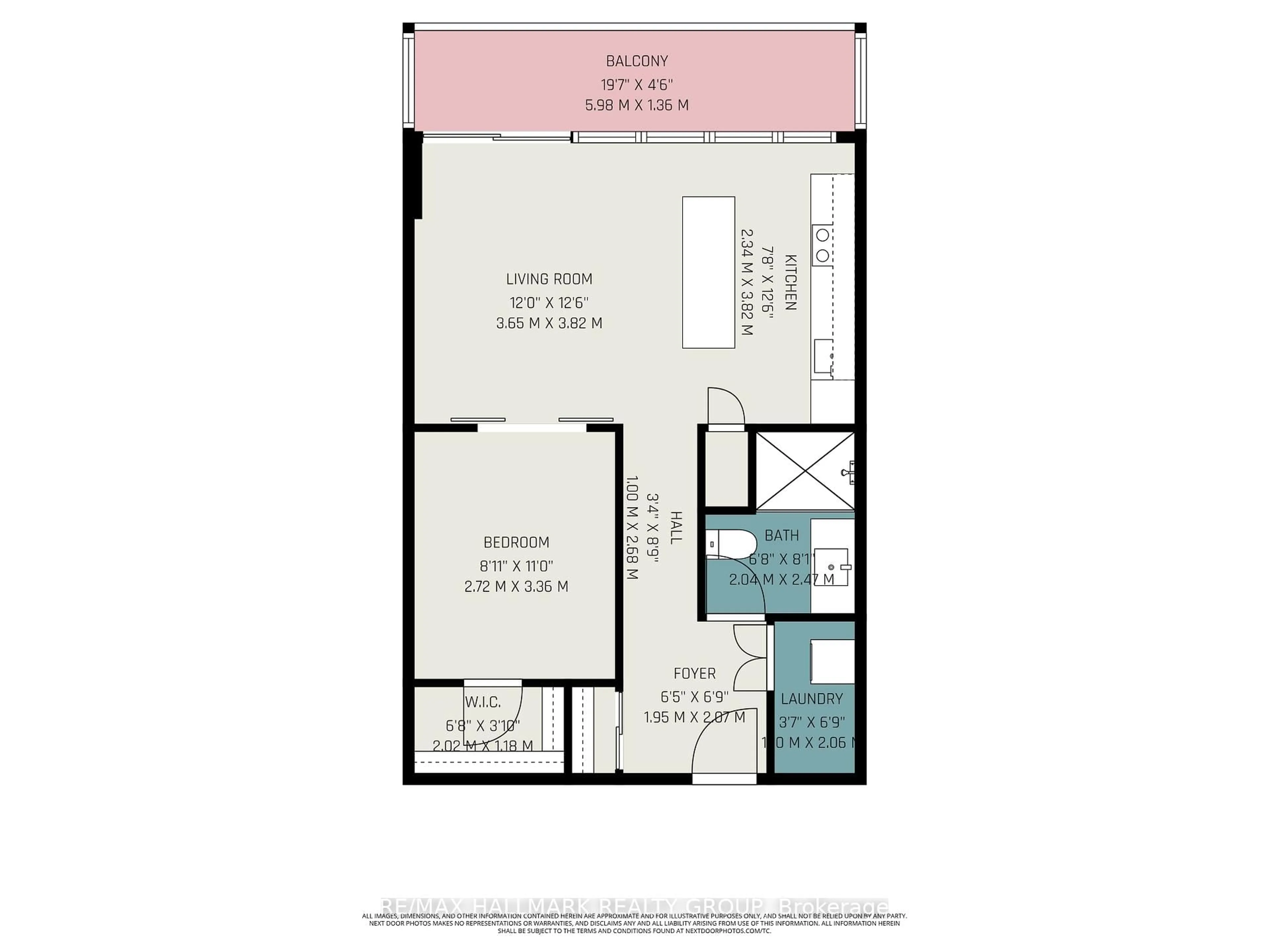 Floor plan for 300 Lisgar St #1208, Ottawa Ontario K2P 0E2