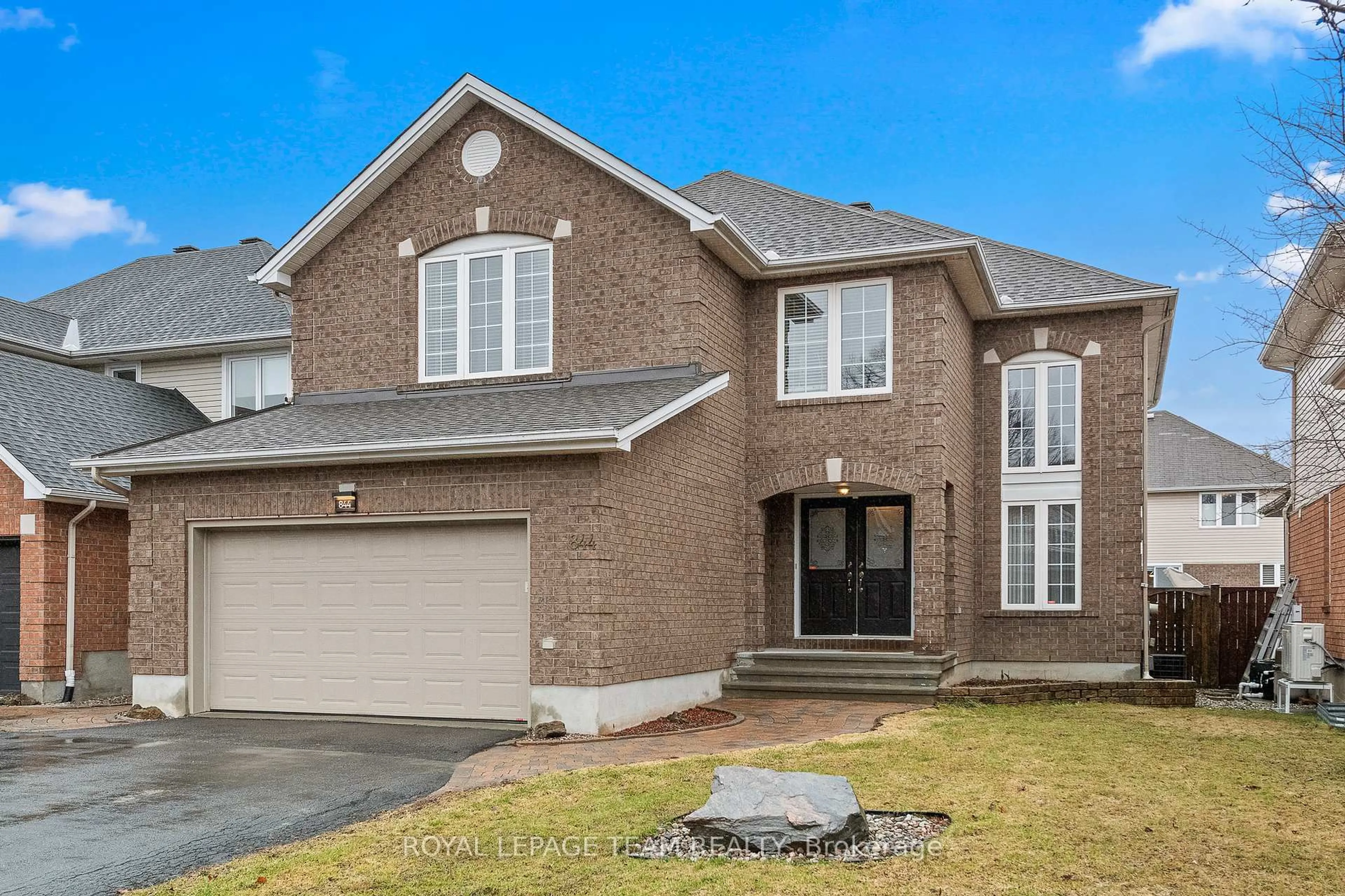 Home with brick exterior material, street for 844 Giant Cedars Cres, Ottawa Ontario K1V 1N9