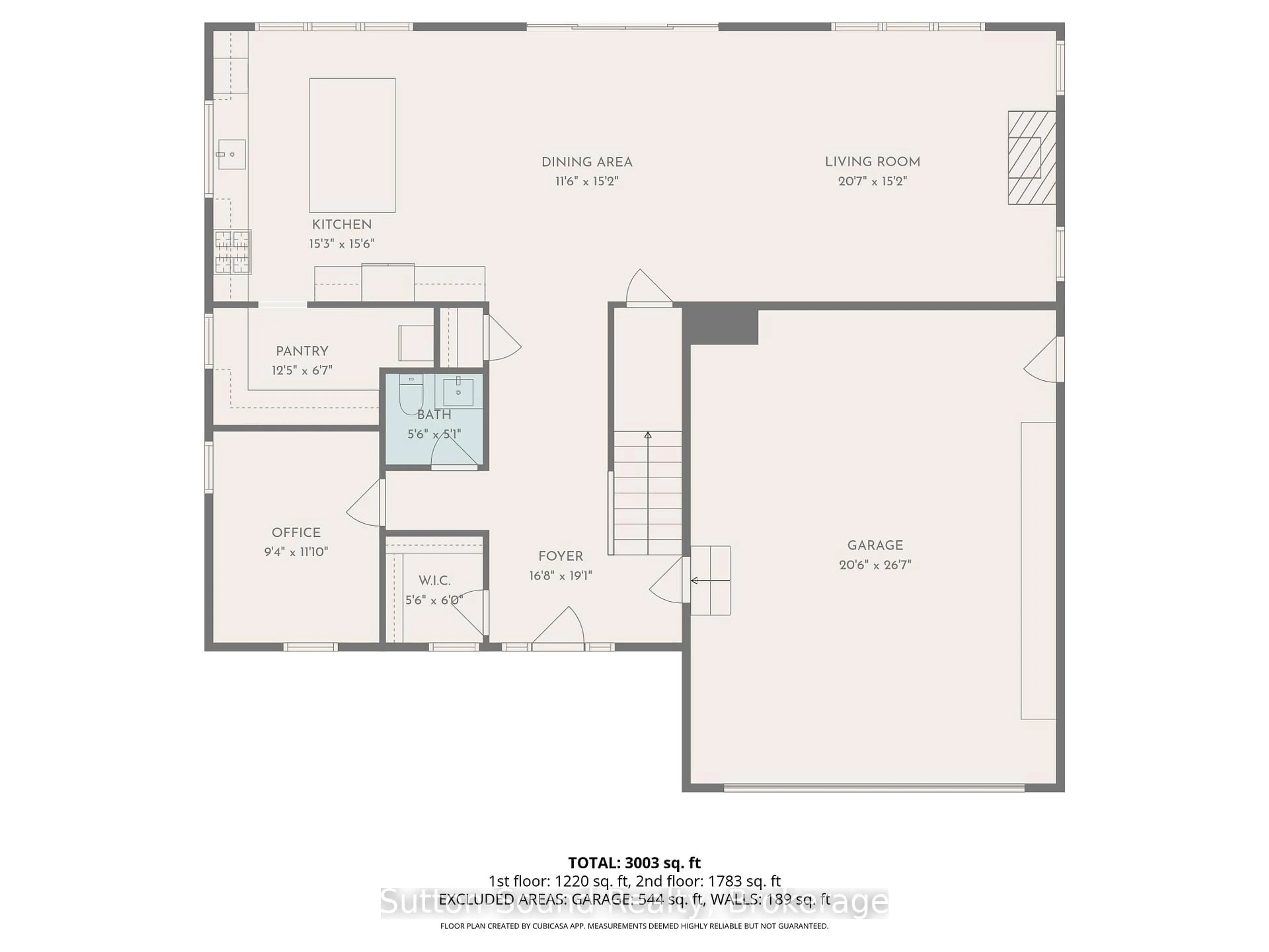 Floor plan for 240 Bruce St, South Bruce Peninsula Ontario N0H 1P0