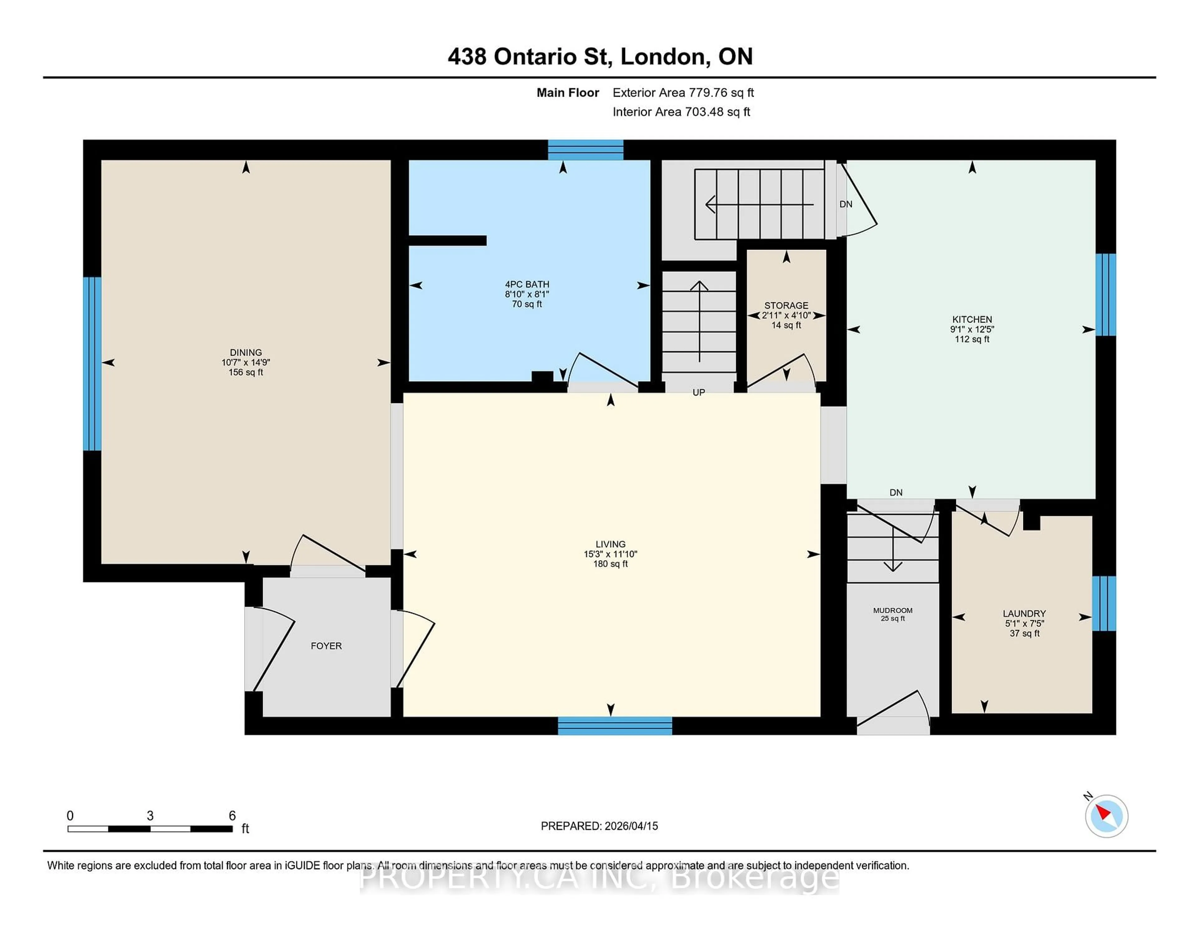 Floor plan for 438 Ontario St, London East Ontario N5W 3W9