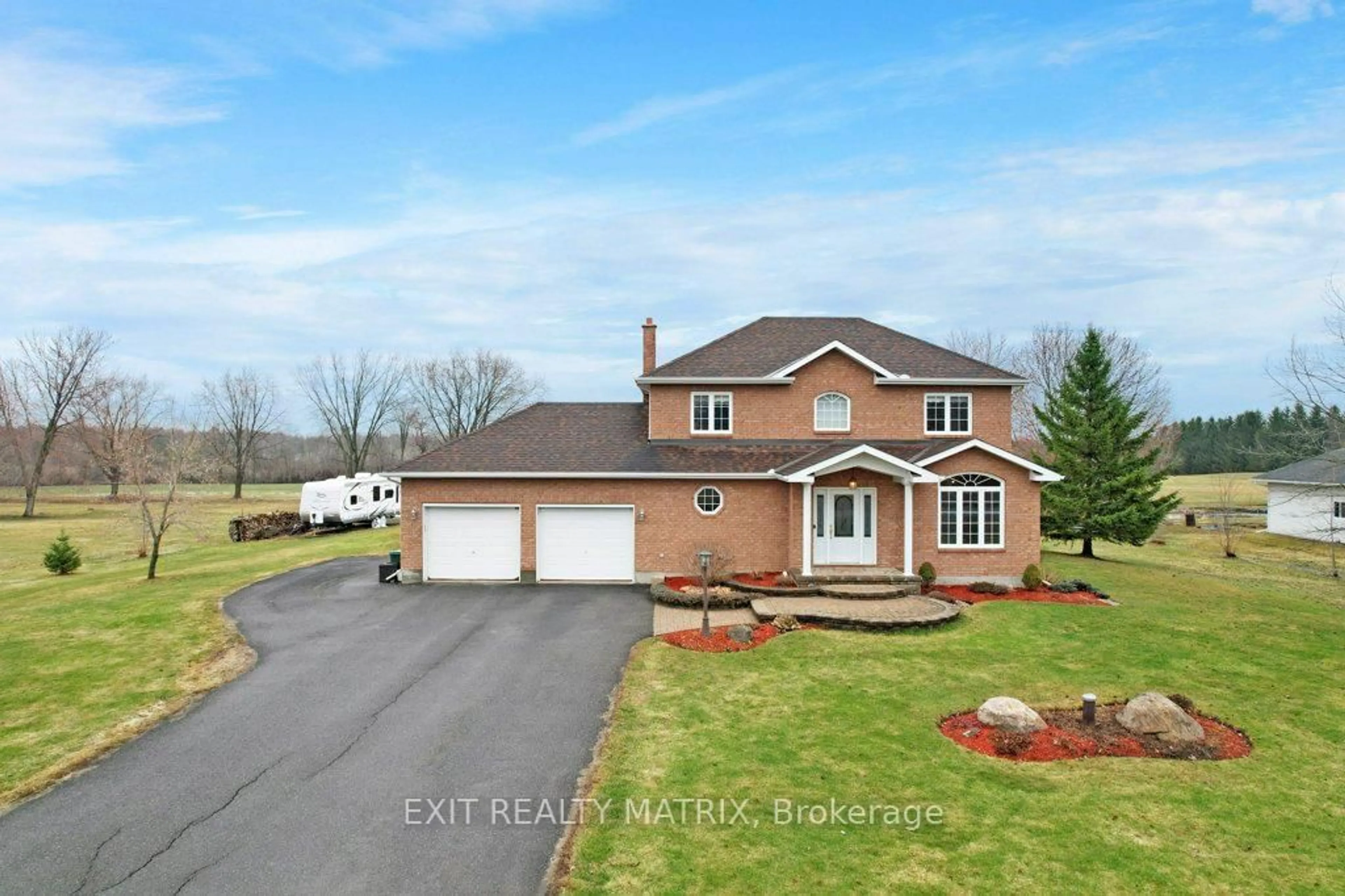 A pic from outside/outdoor area/front of a property/back of a property/a pic from drone, water/lake/river/ocean view for 4717 McNeely Rd, Orleans Ontario K4B 0J2