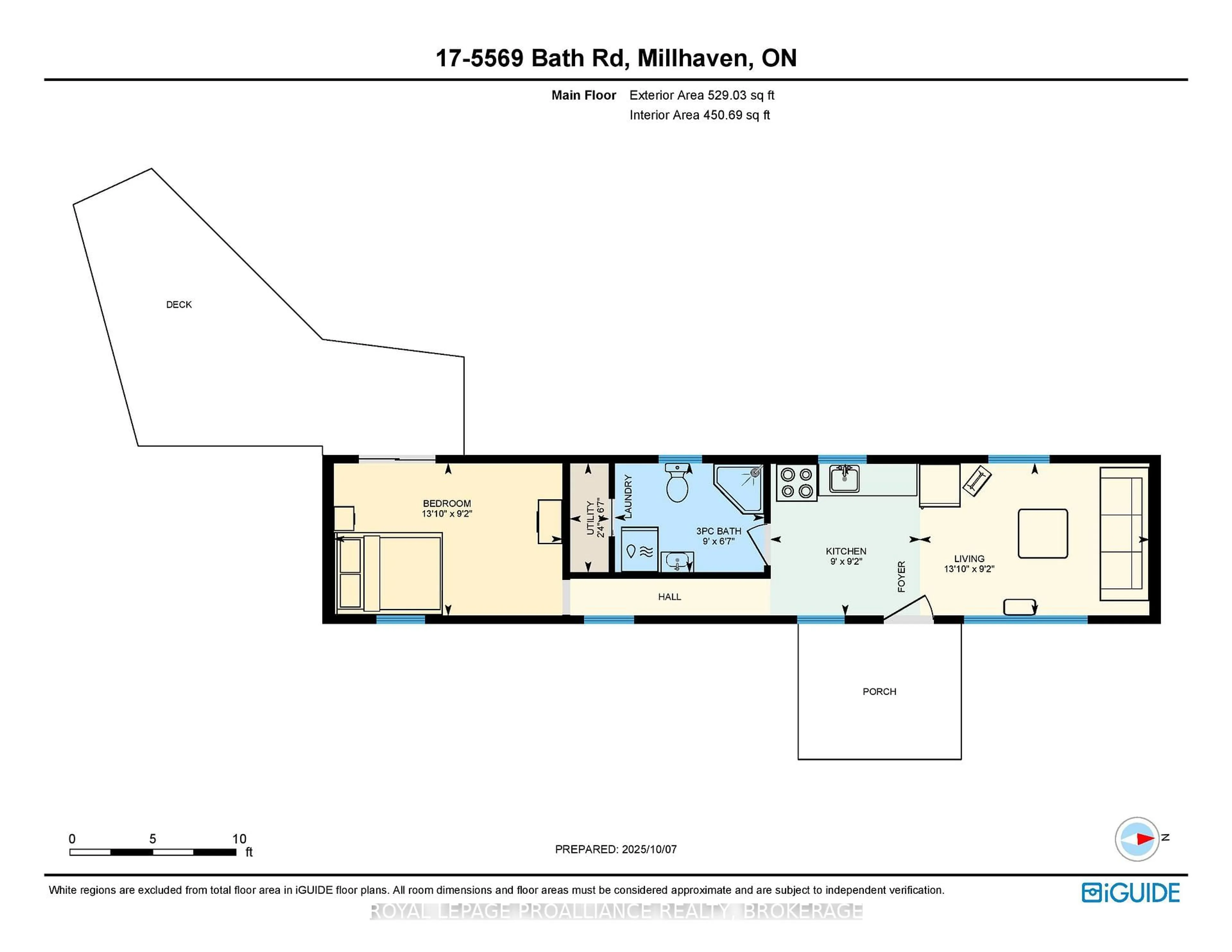 Floor plan for 5569 Bath Rd #17, Bath Ontario K0H 1G0