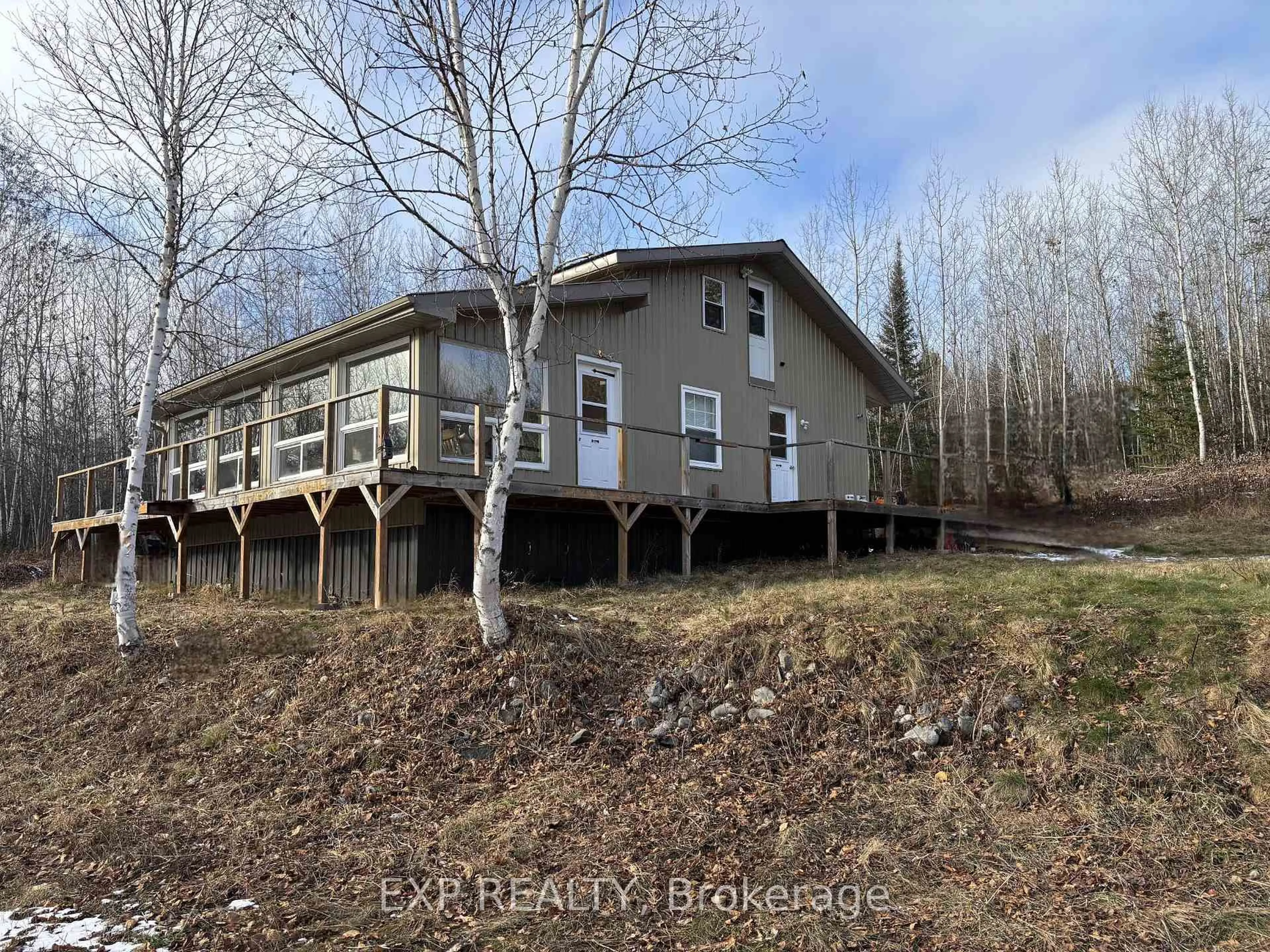 A pic from outside/outdoor area/front of a property/back of a property/a pic from drone, unknown for 547 Guillemette Rd, West Nipissing Ontario P0H 2C0