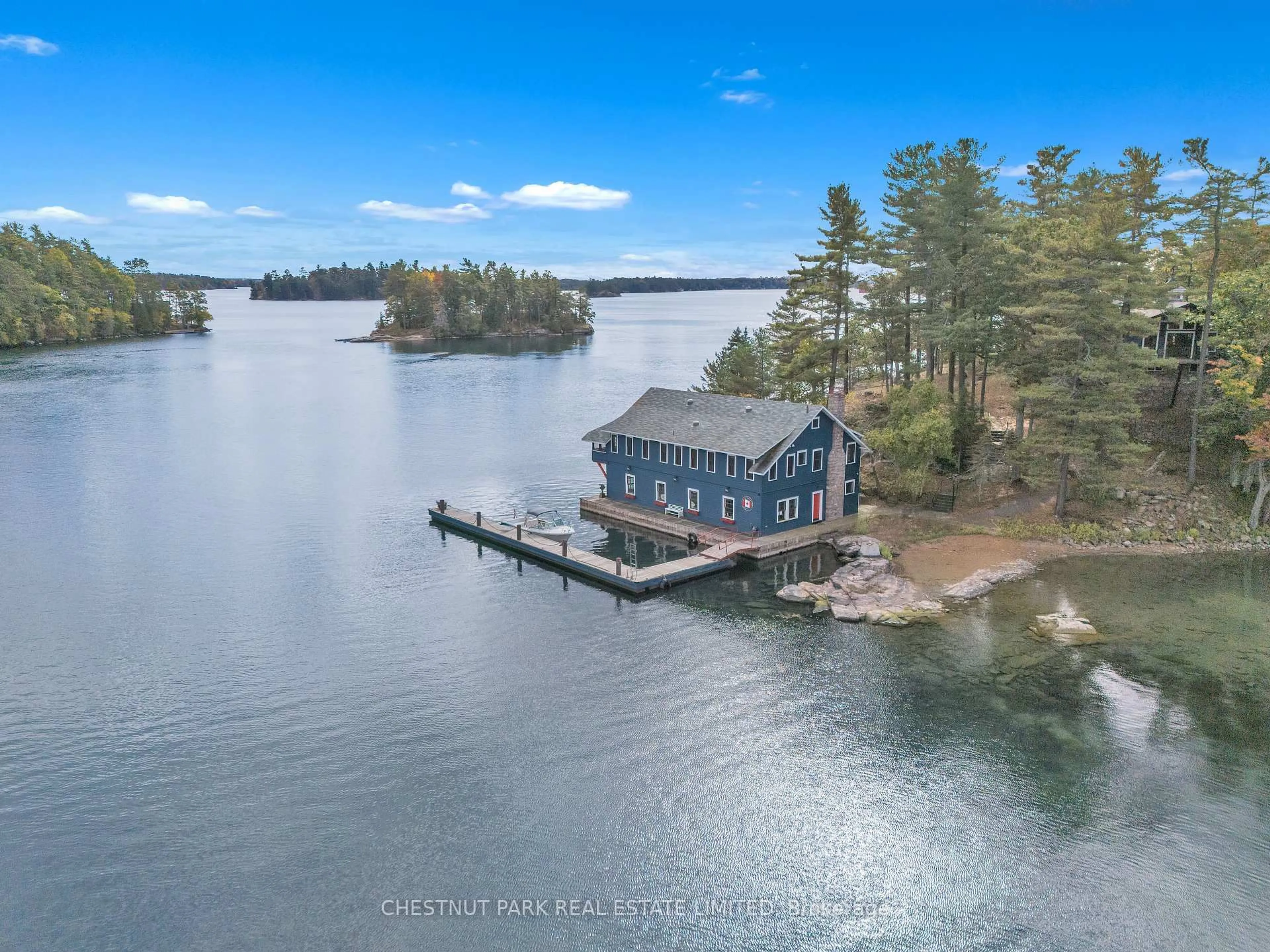 A pic from outside/outdoor area/front of a property/back of a property/a pic from drone, water/lake/river/ocean view for 1 BABY TAR Island, Front of Leeds & Seeleys Bay Ontario K0E 1L0
