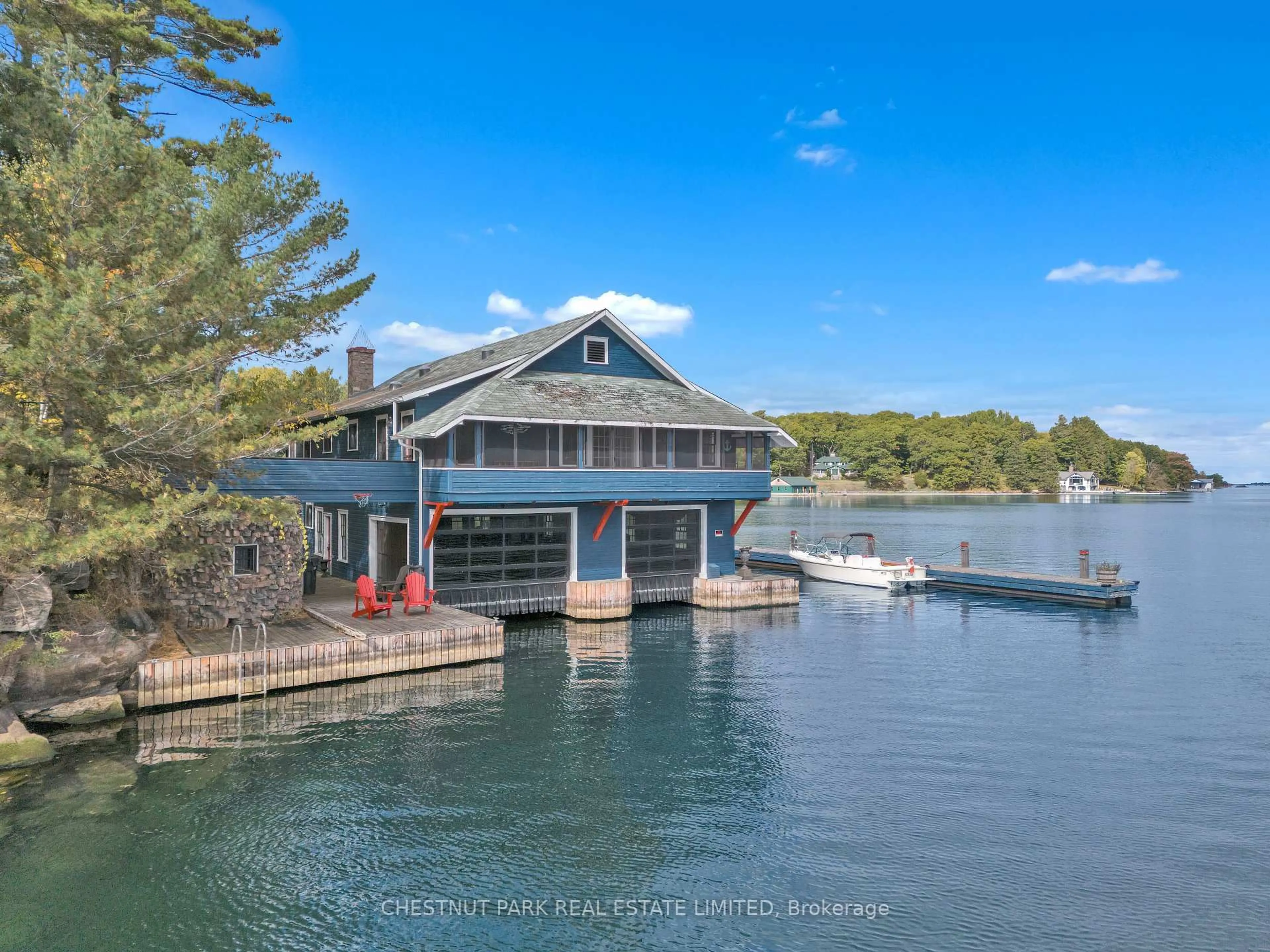 A pic from outside/outdoor area/front of a property/back of a property/a pic from drone, water/lake/river/ocean view for 1 BABY TAR Island, Front of Leeds & Seeleys Bay Ontario K0E 1L0