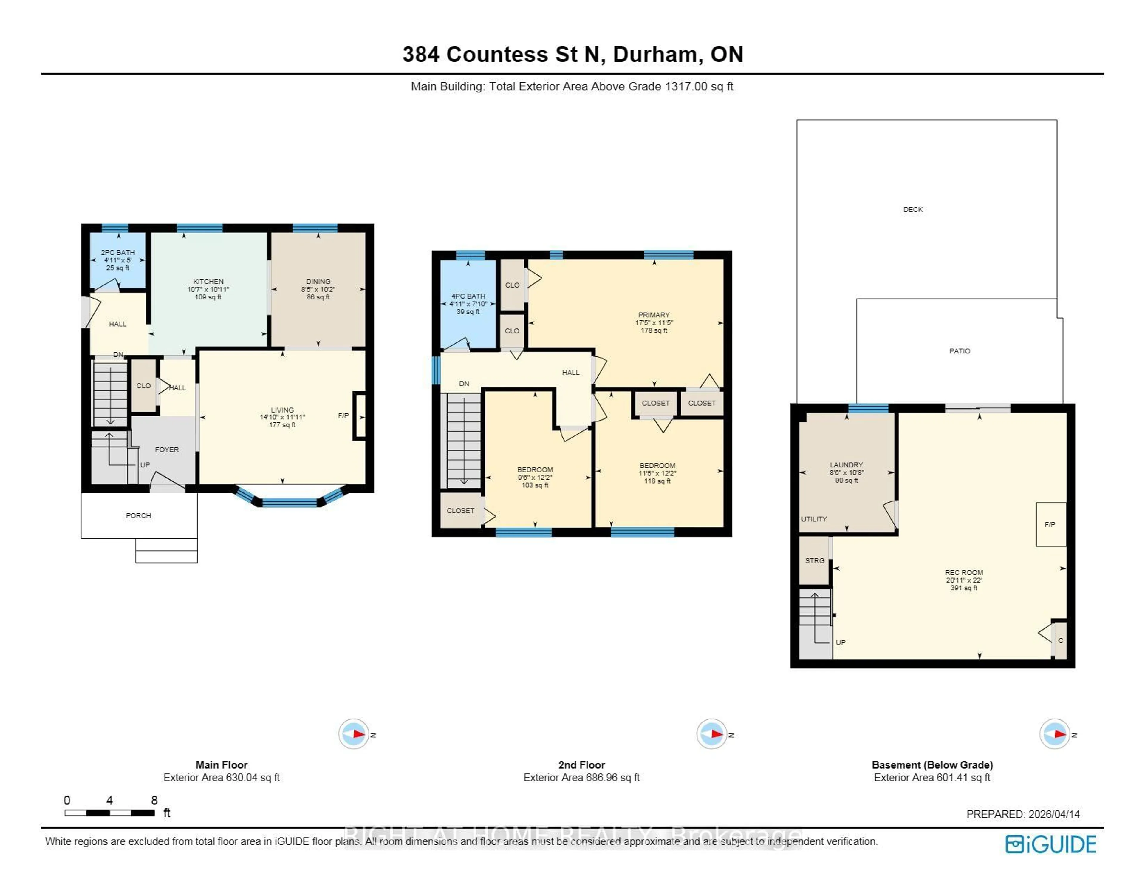Floor plan for 384 Countess St, West Grey Ontario N0G 1R0