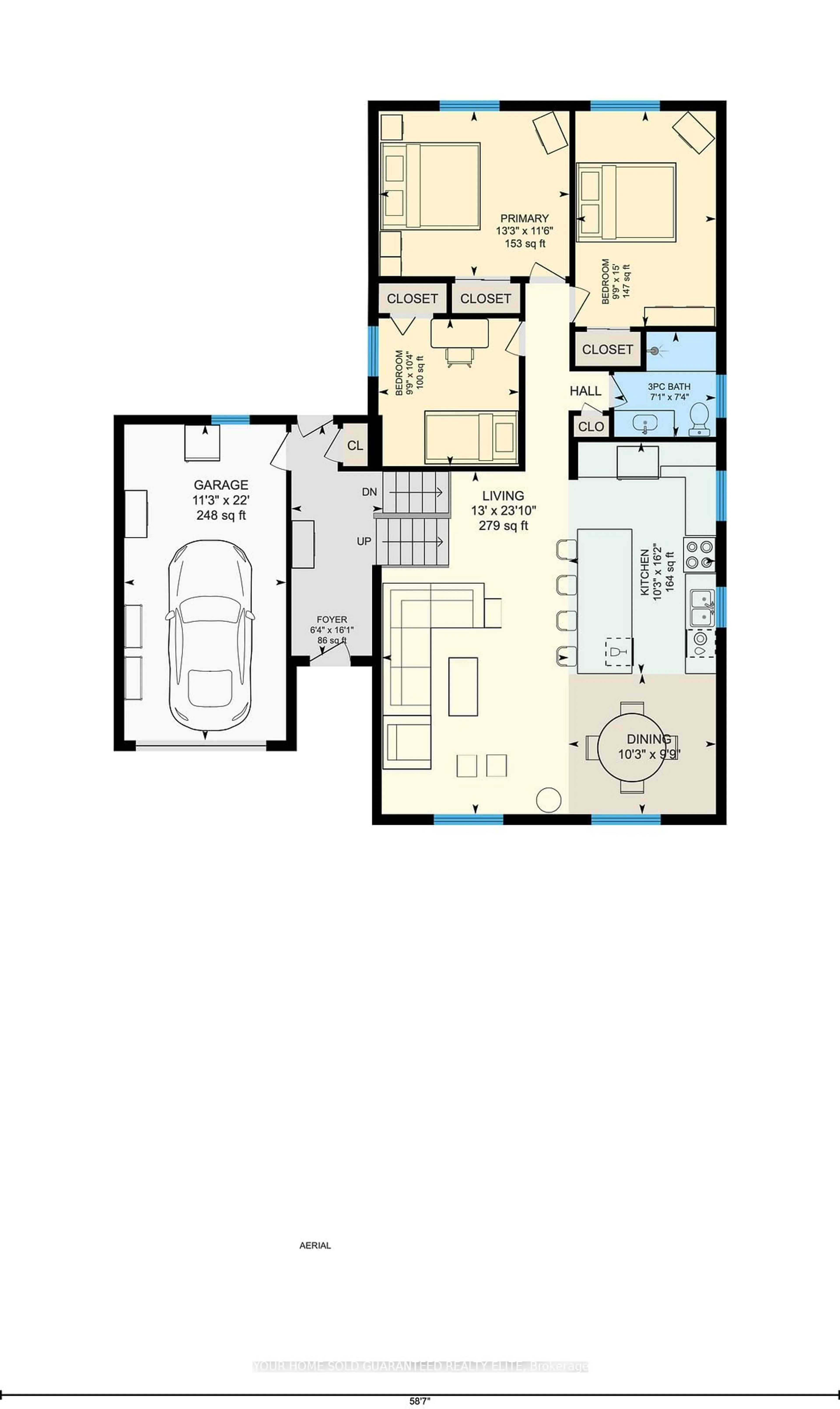 Floor plan for 4199 Highland Park Dr, Lincoln Ontario L3J 0K3