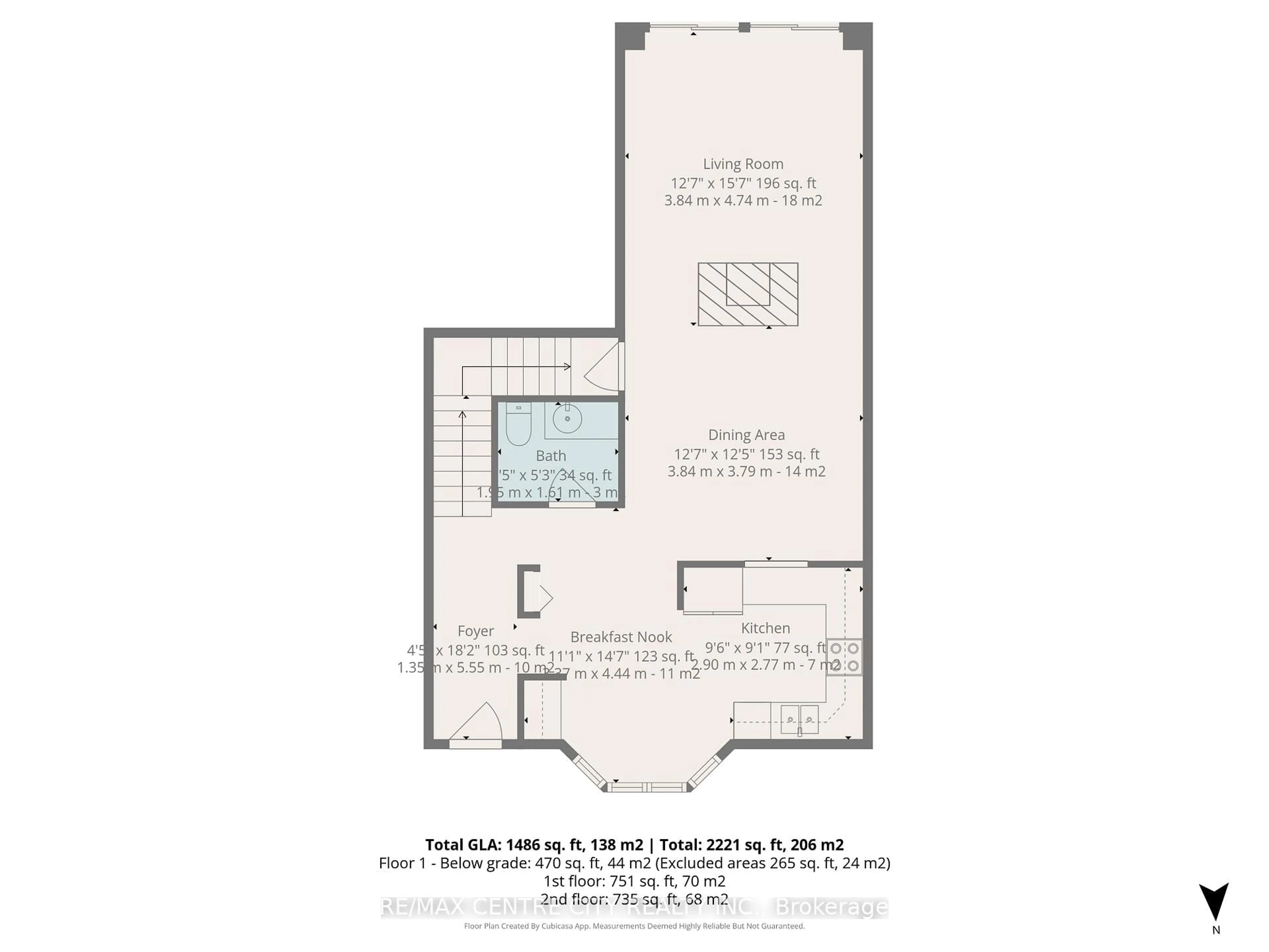 Floor plan for 374 Front St #47, Central Elgin Ontario N5L 1G1