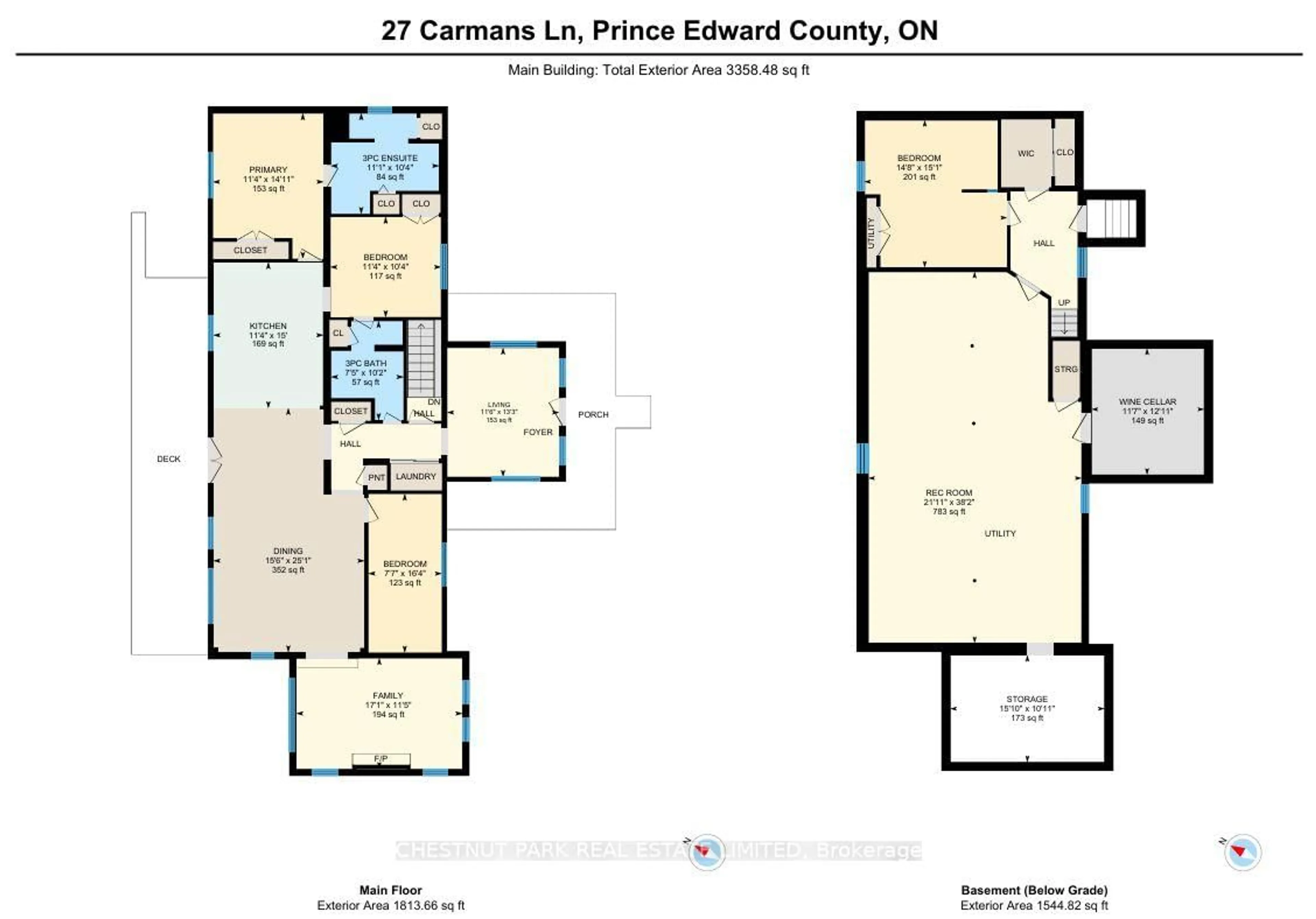 Floor plan for 27 Carmans Lane, Prince Edward County Ontario K0K 2T0