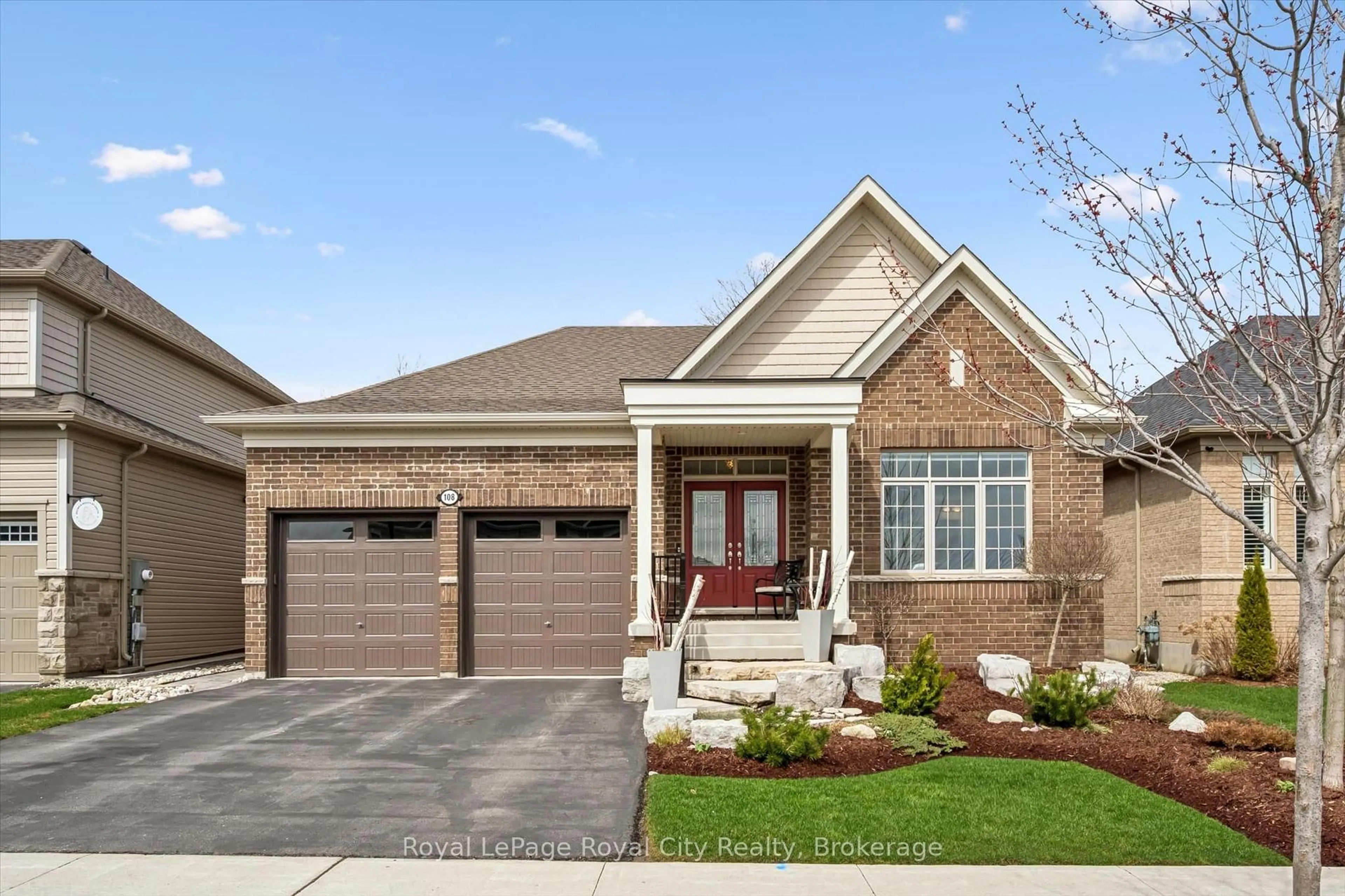 Home with brick exterior material, street for 108 Harpin Way, Centre Wellington Ontario N1M 0G9