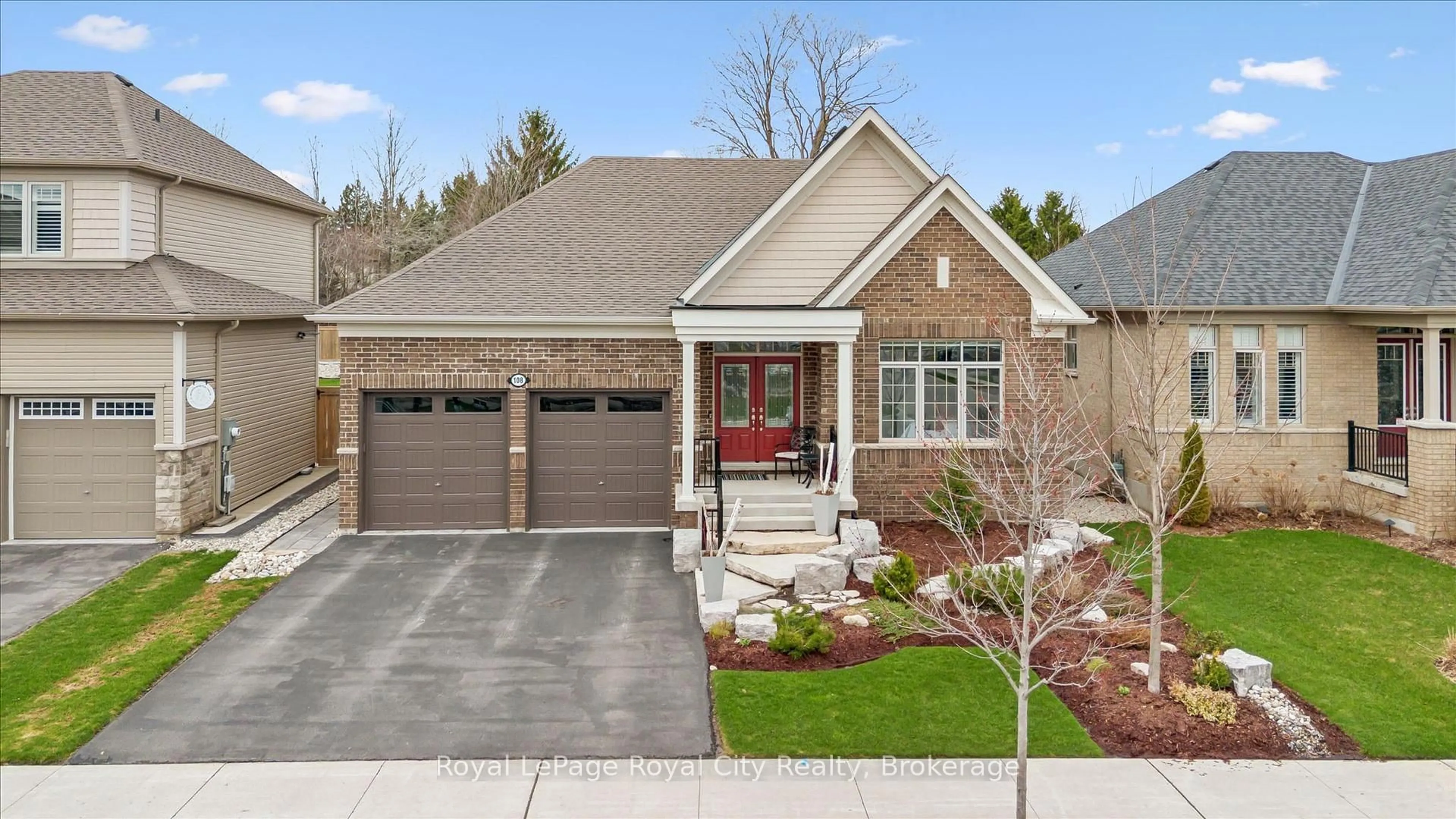 Home with brick exterior material, street for 108 Harpin Way, Centre Wellington Ontario N1M 0G9