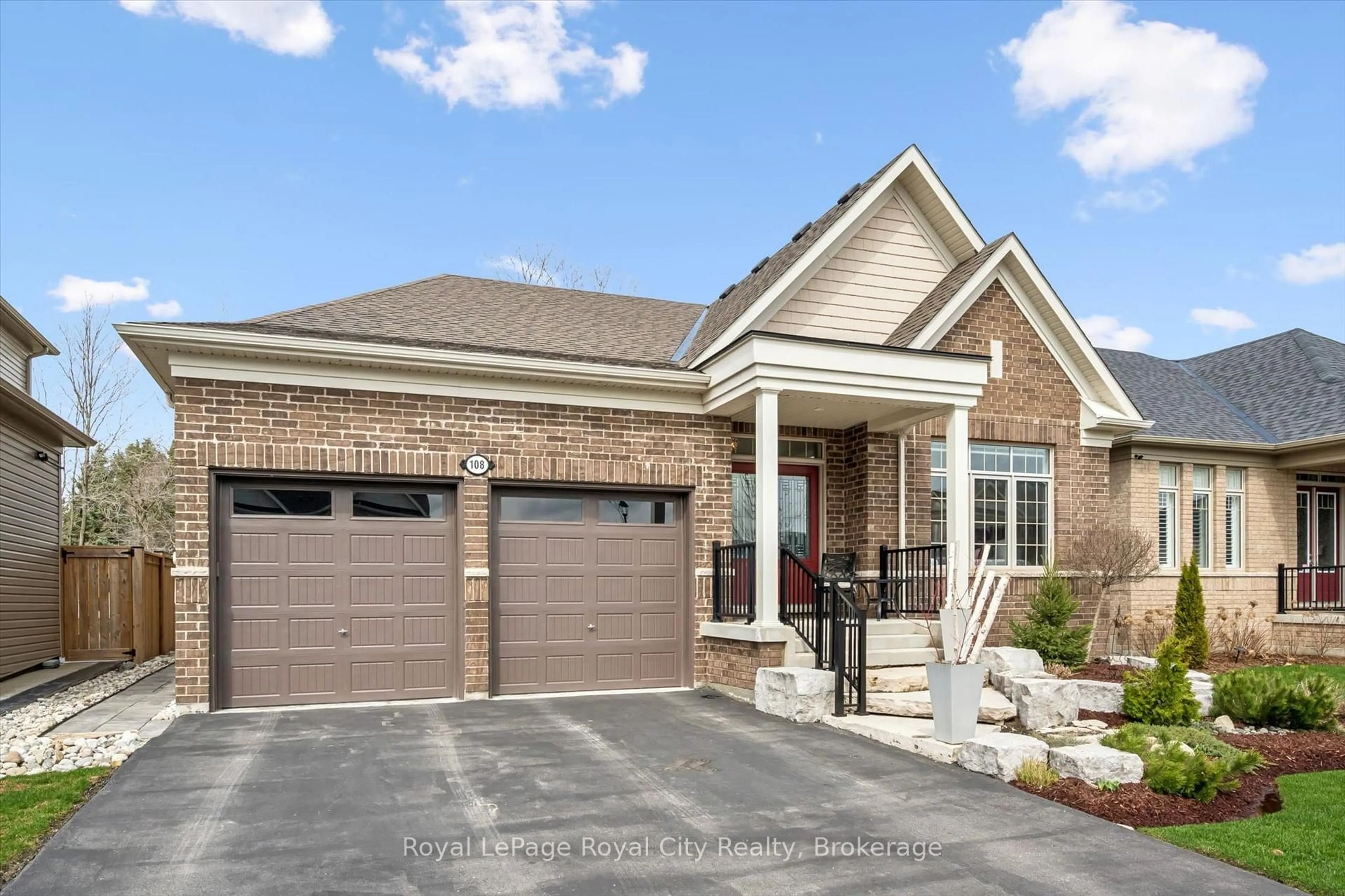 Home with brick exterior material, street for 108 Harpin Way, Centre Wellington Ontario N1M 0G9