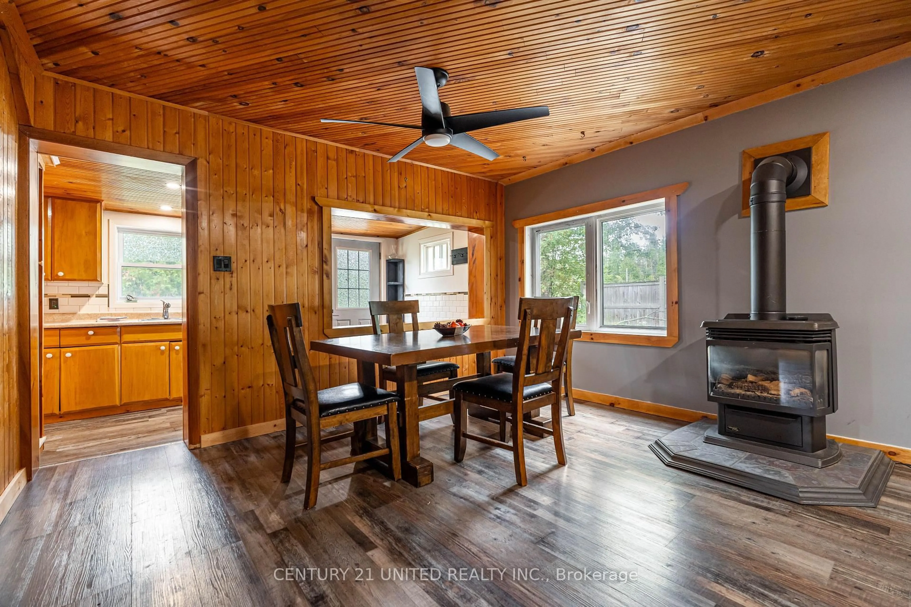 Dining room, wood/laminate floor for 8186 Highway 28, North Kawartha Ontario K0L 1A0
