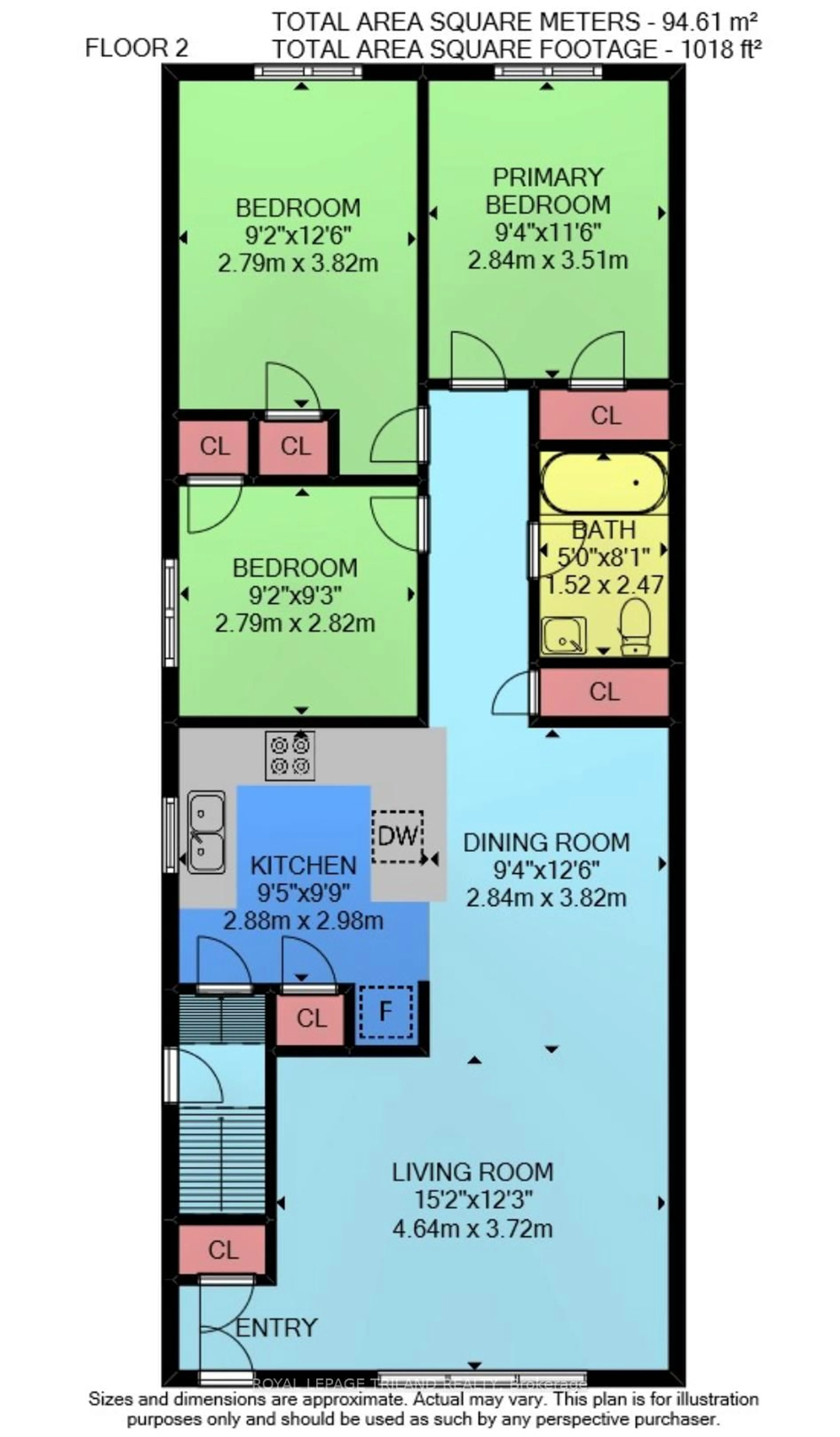 Floor plan for 125 Connaught Ave, London East Ontario N5Y 3A5