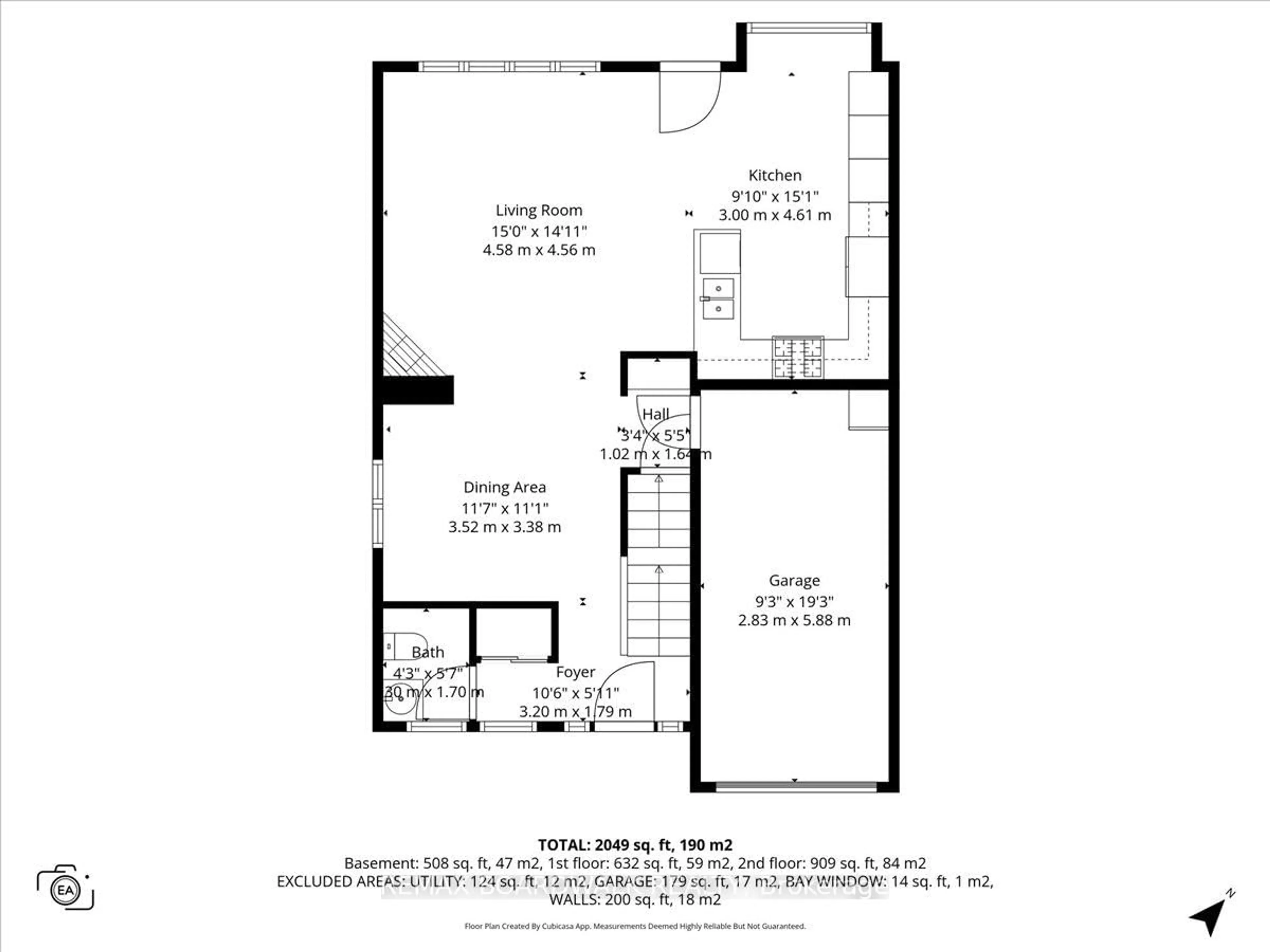Floor plan for 232 Burnaby Dr, Ottawa Ontario K2S 0J9