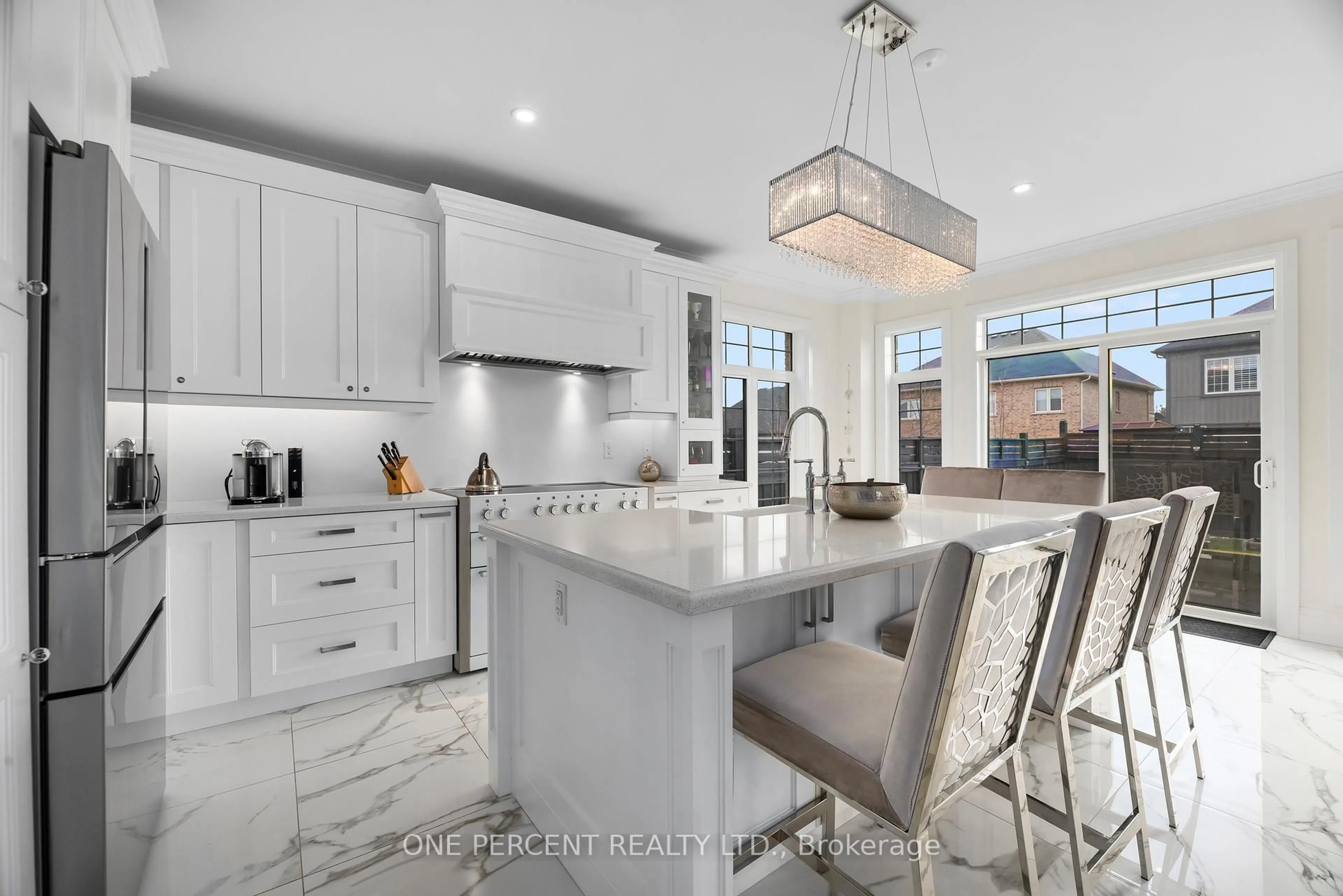 Contemporary kitchen, ceramic/tile floor for 44 Bromont Dr, Cavan Monaghan Ontario L0A 1G0