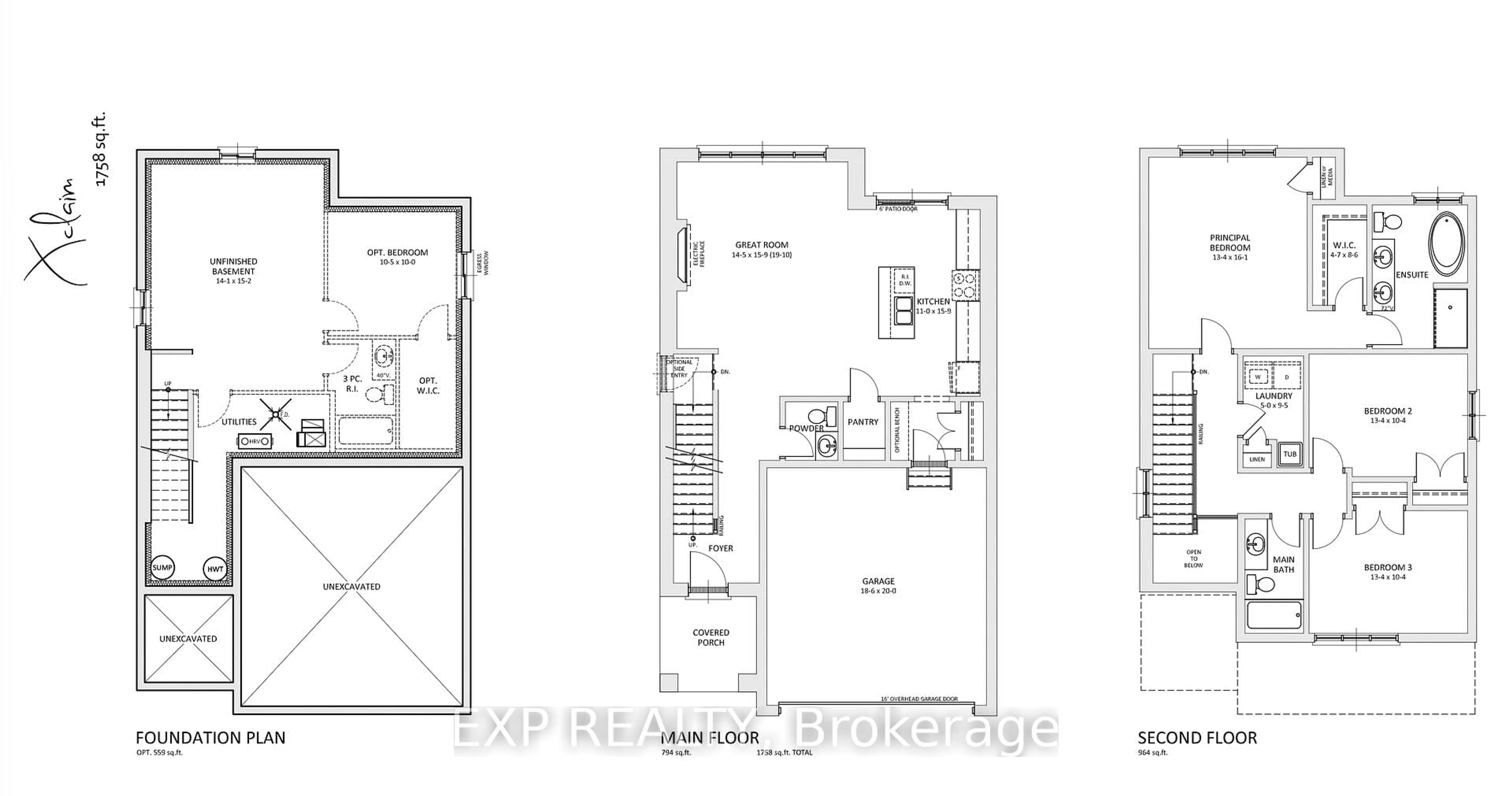 Floor plan for 301 Hastings St, North Middlesex Ontario N0M 2K0