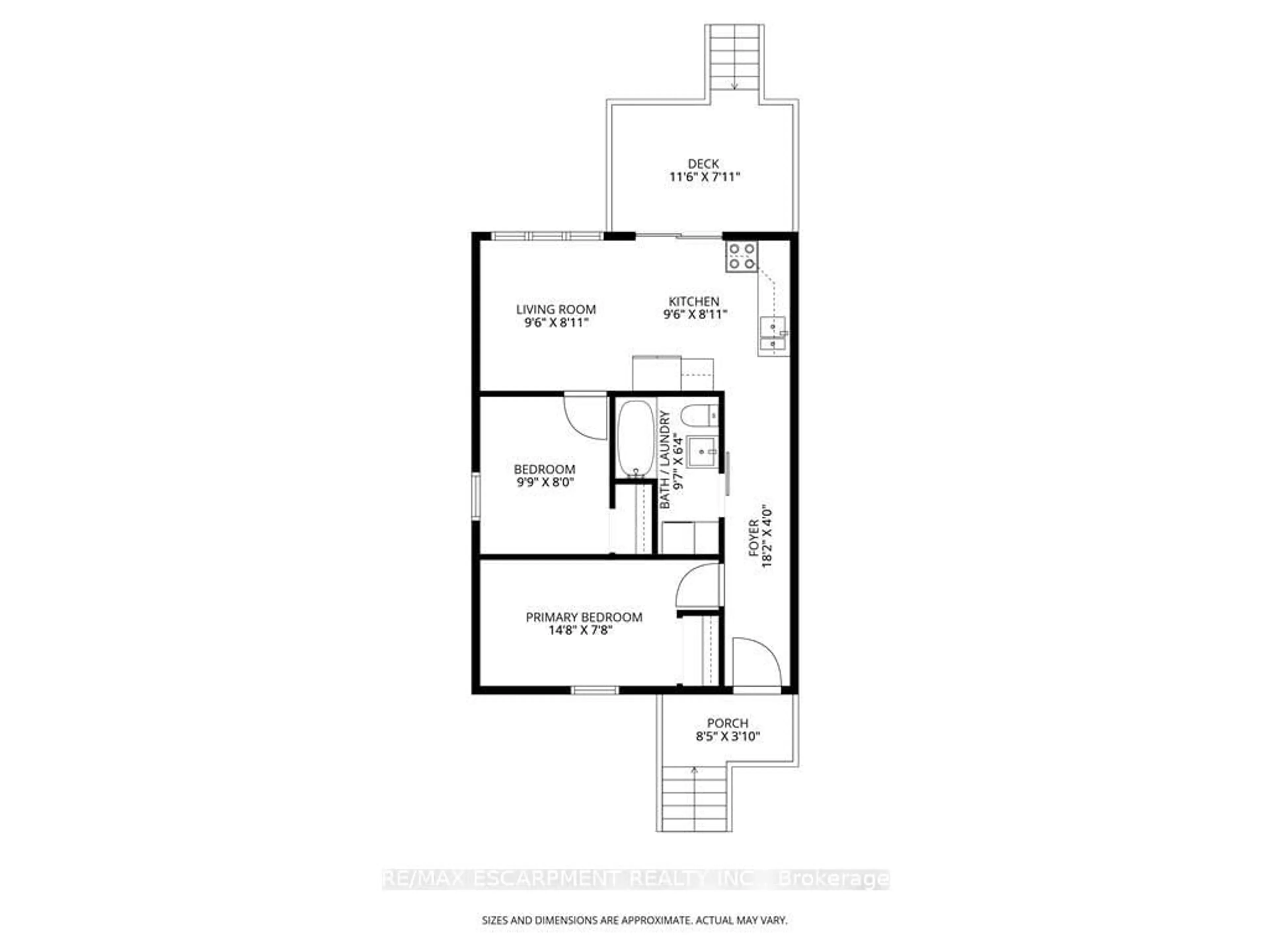 Floor plan for 218 East 8th St, Hamilton Ontario L9A 3L8