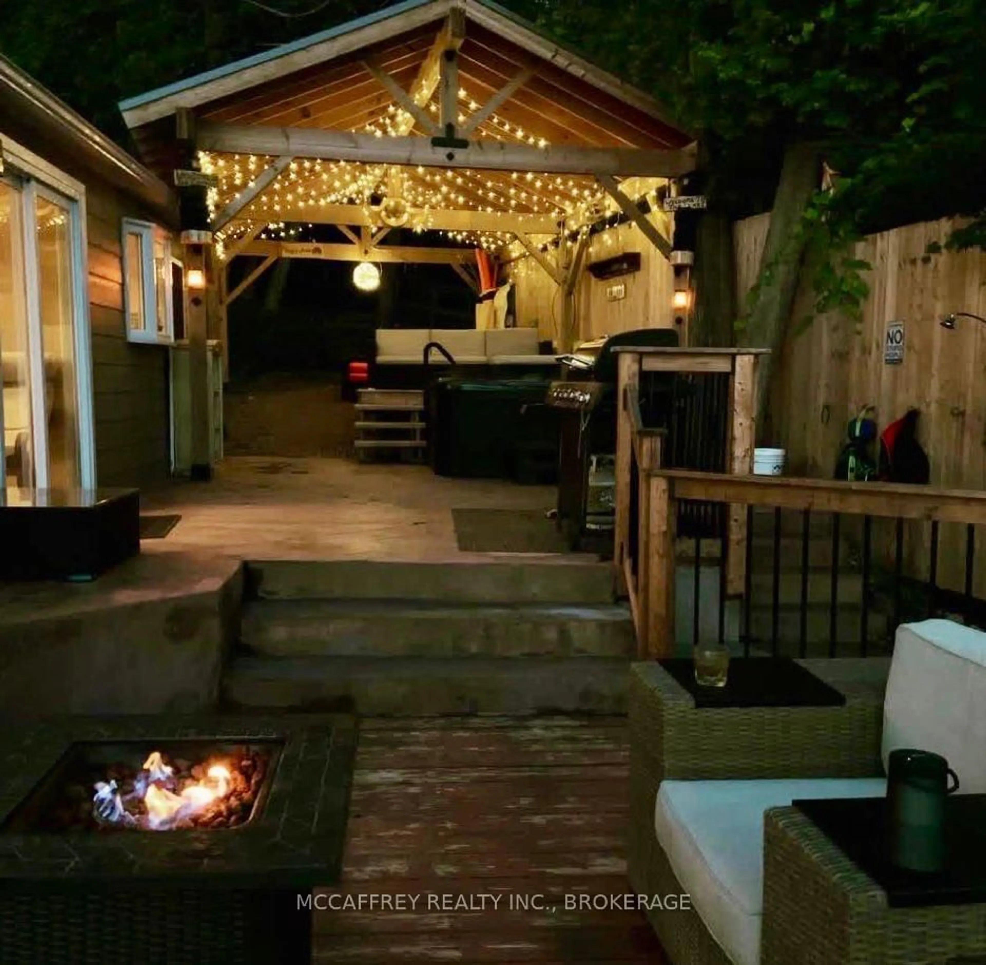Patio, mountain view for 19 Cherry Lane, Tamworth Ontario K0K 3G0