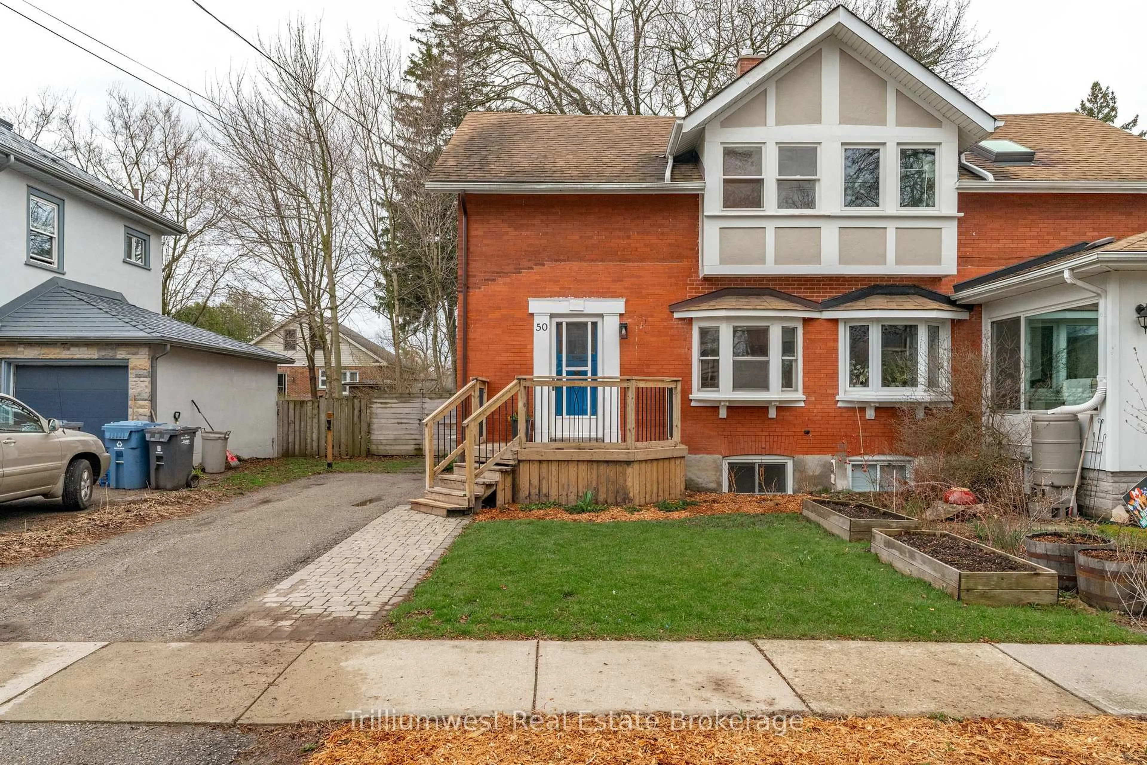 Home with brick exterior material, street for 50 Hillcrest Dr, Guelph Ontario N1E 4W9