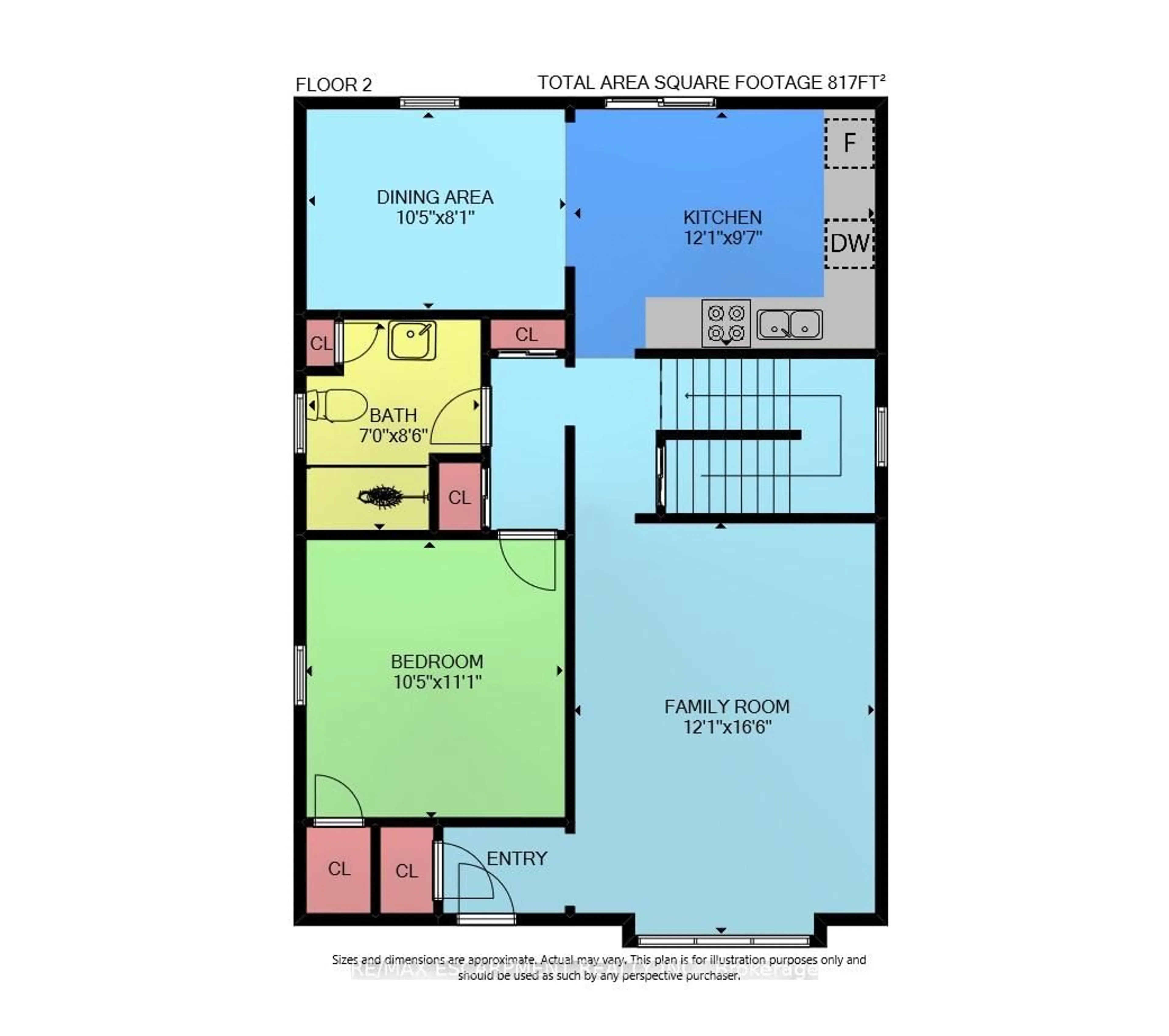 Floor plan for 56 West 1st St, Hamilton Ontario L9C 3C1