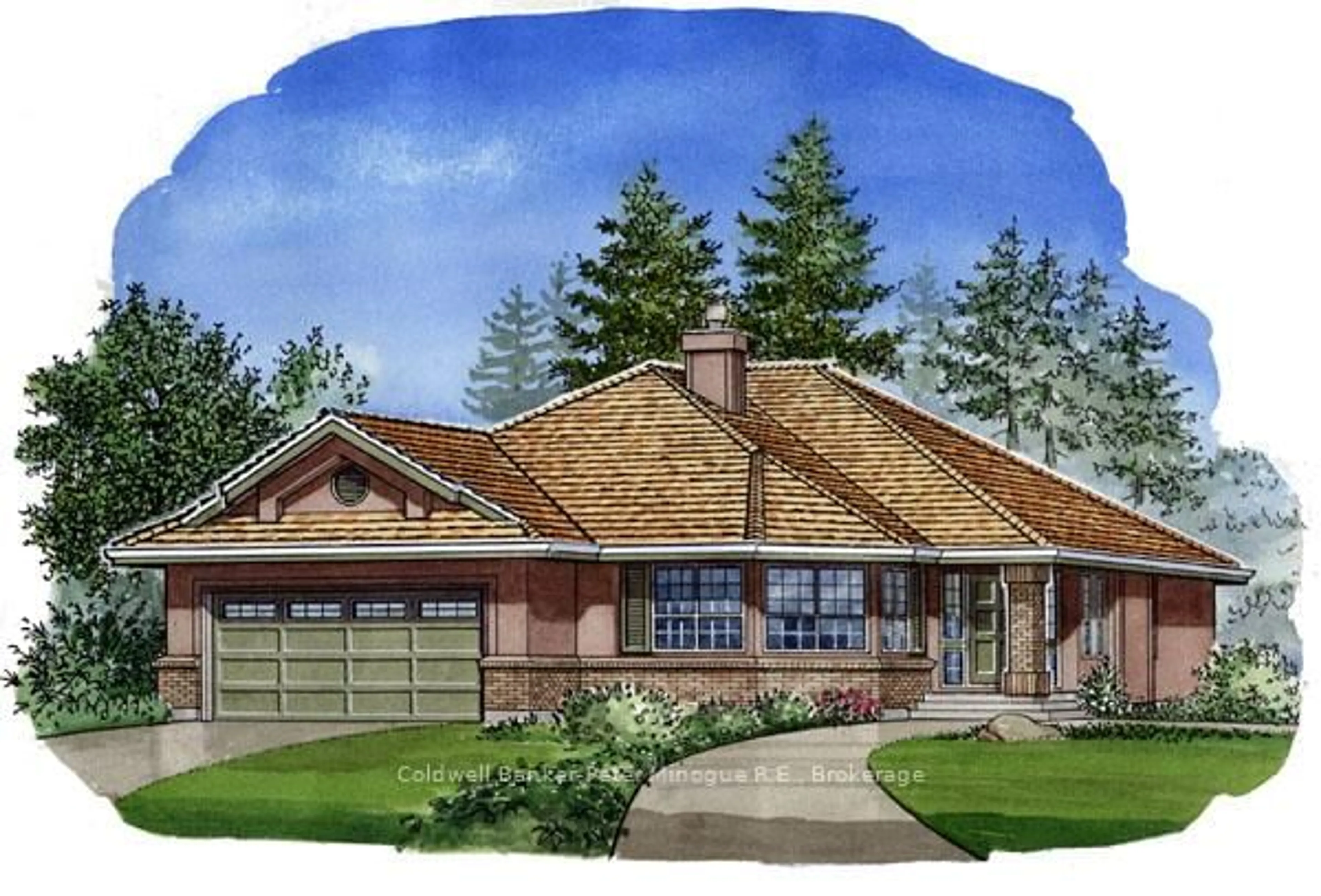 Home with brick exterior material, building for Lot 17 Eagle Crt, Callander Ontario P0H 1H0