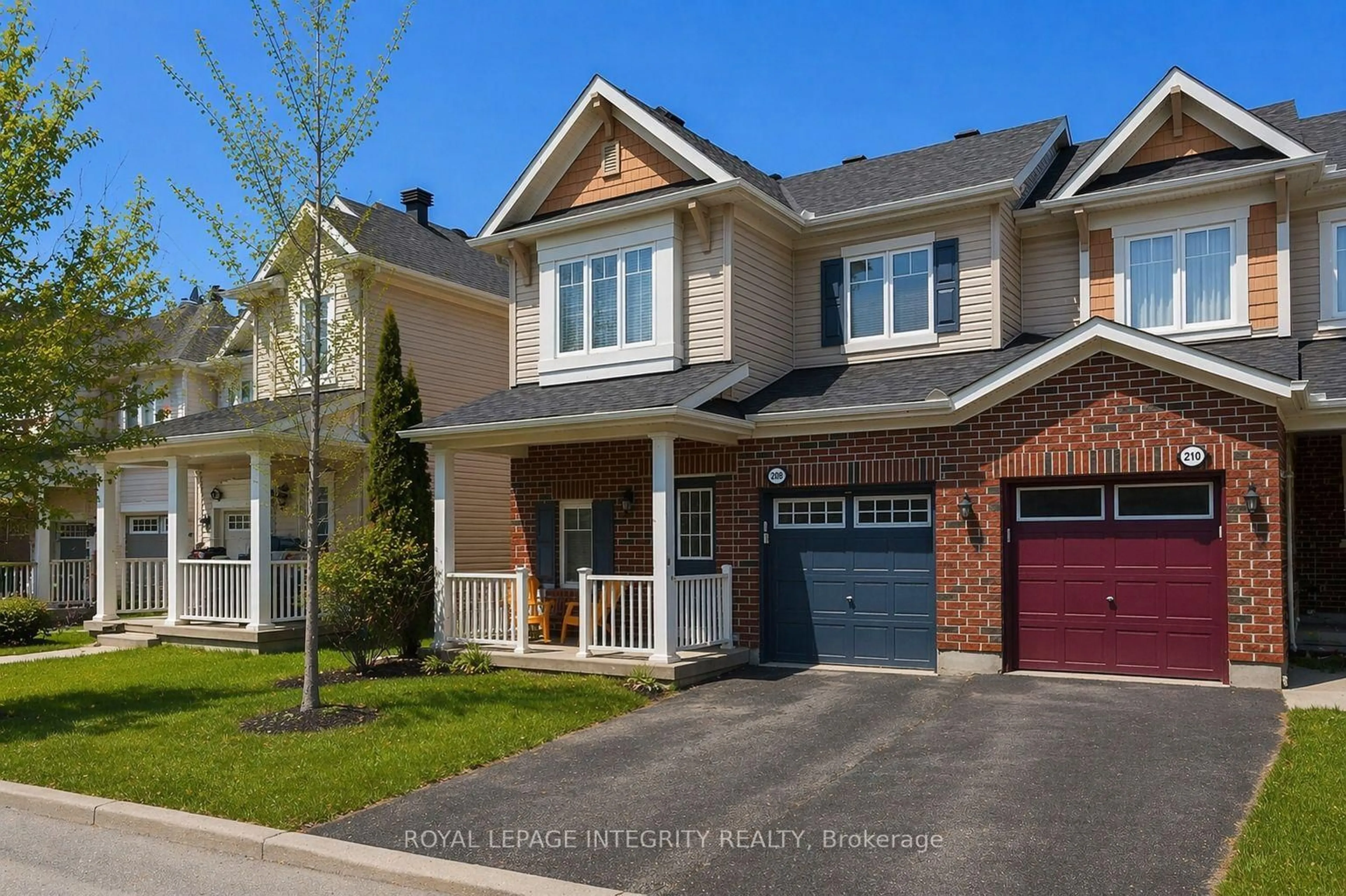 Home with brick exterior material, street for 208 Aquilo Cres, Ottawa Ontario K2S 0L8