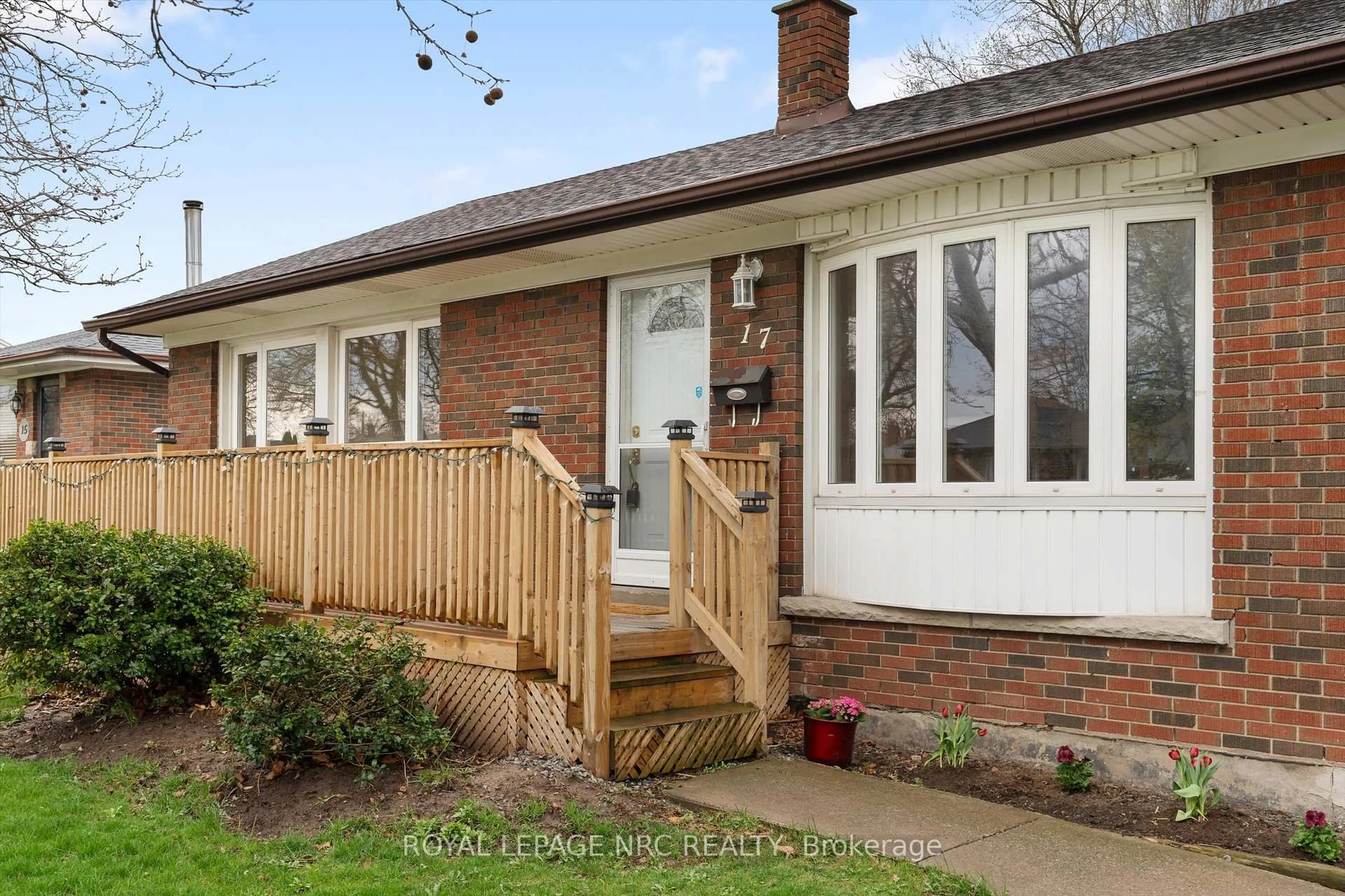 Home with brick exterior material, street for 17 Milton Rd, St. Catharines Ontario L2P 3E7