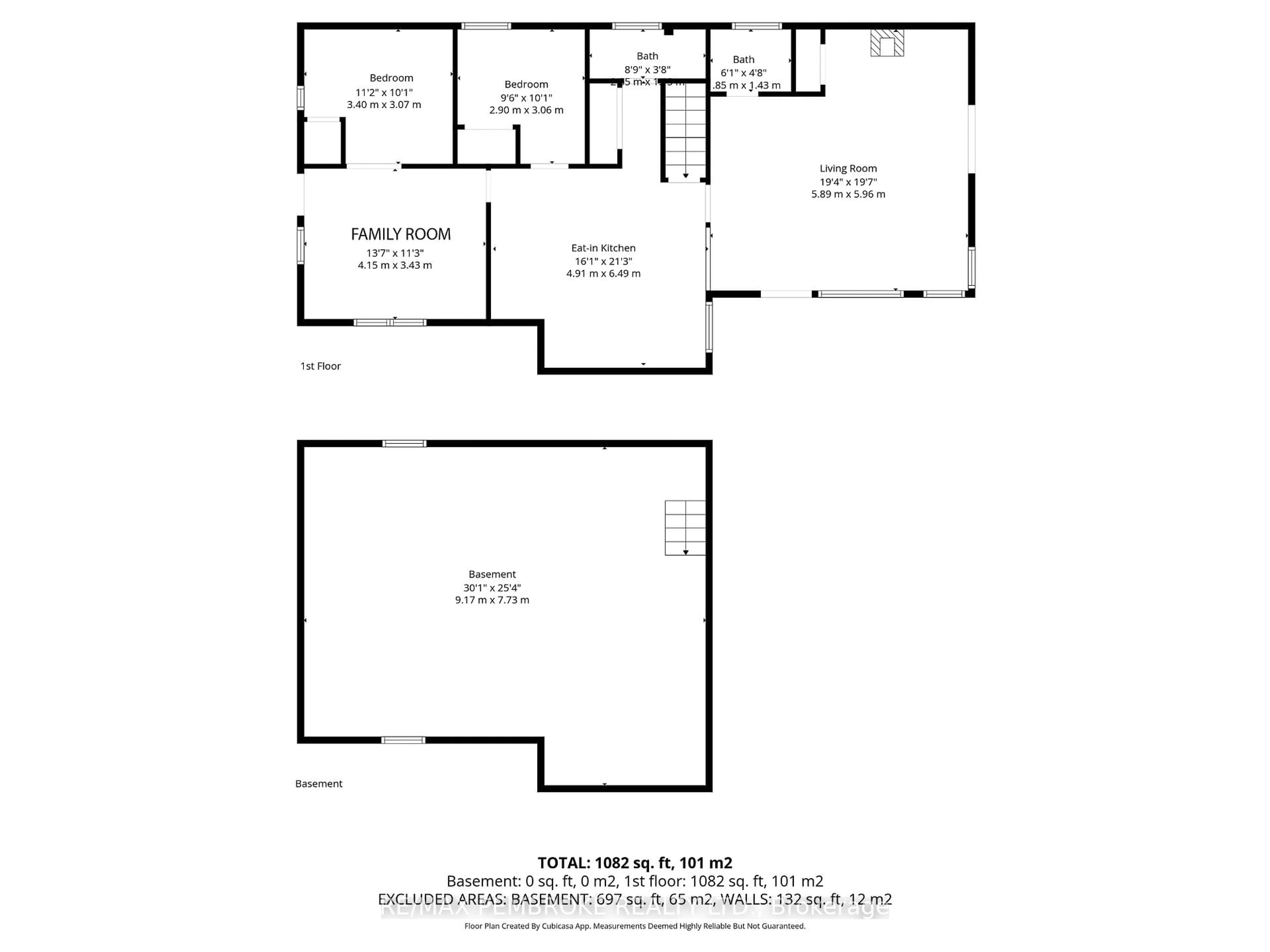 Floor plan for 48 Lacroix Bay Rd, Westmeath Ontario K0J 2L0