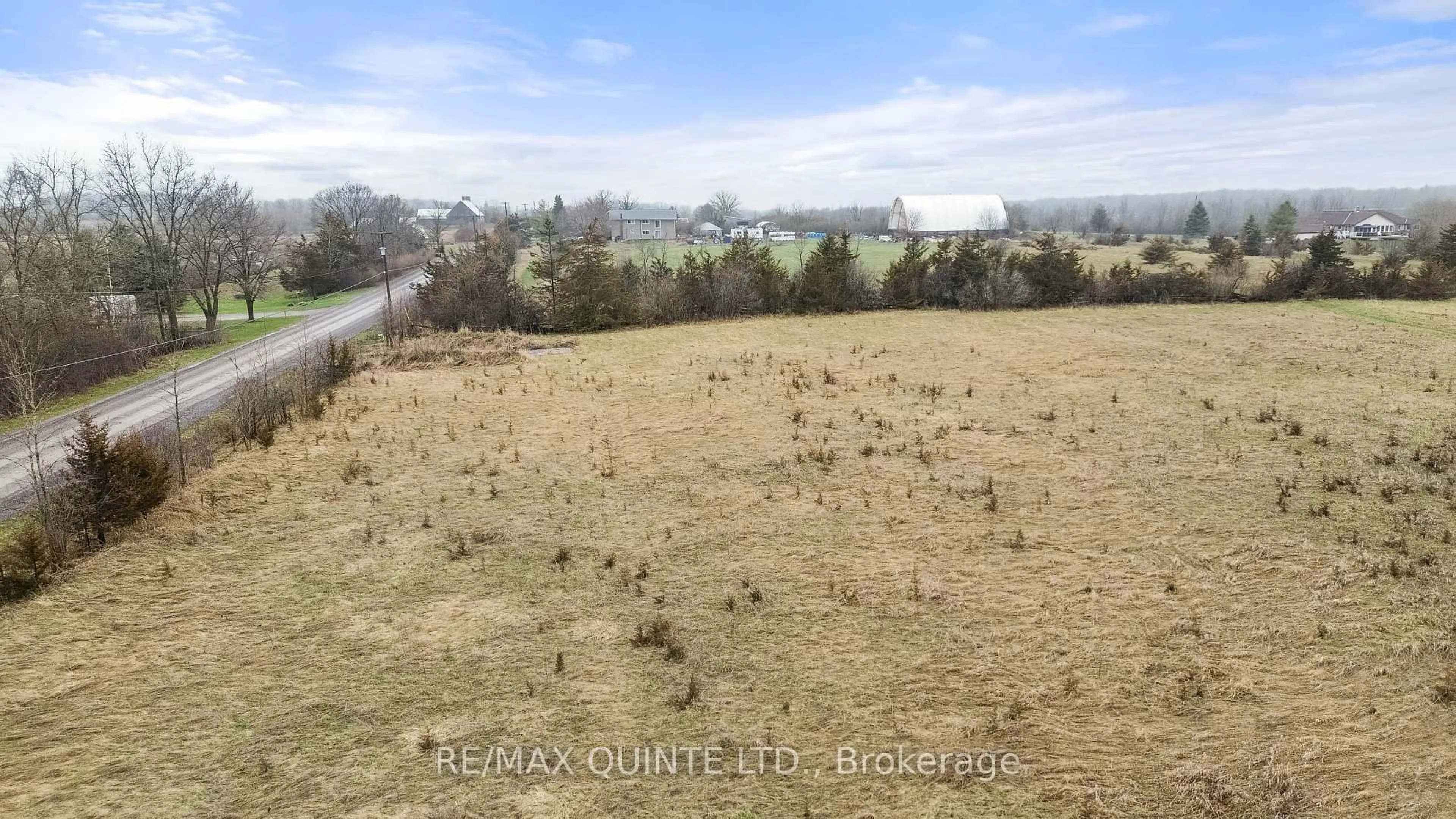 A pic from outside/outdoor area/front of a property/back of a property/a pic from drone, water/lake/river/ocean view for 1230 Salem Rd, Prince Edward County Ontario K0K 1T0