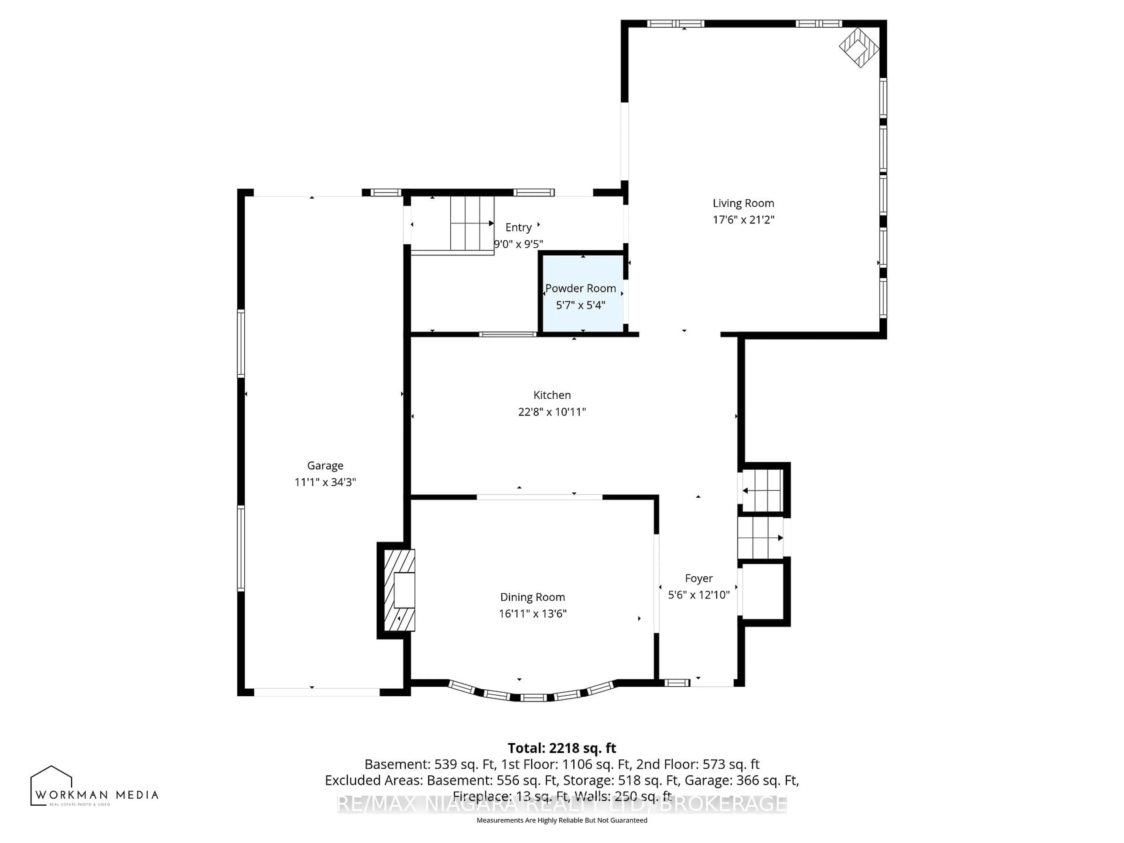 Floor plan for 227 Riverview Blvd, St. Catharines Ontario L2T 3N2