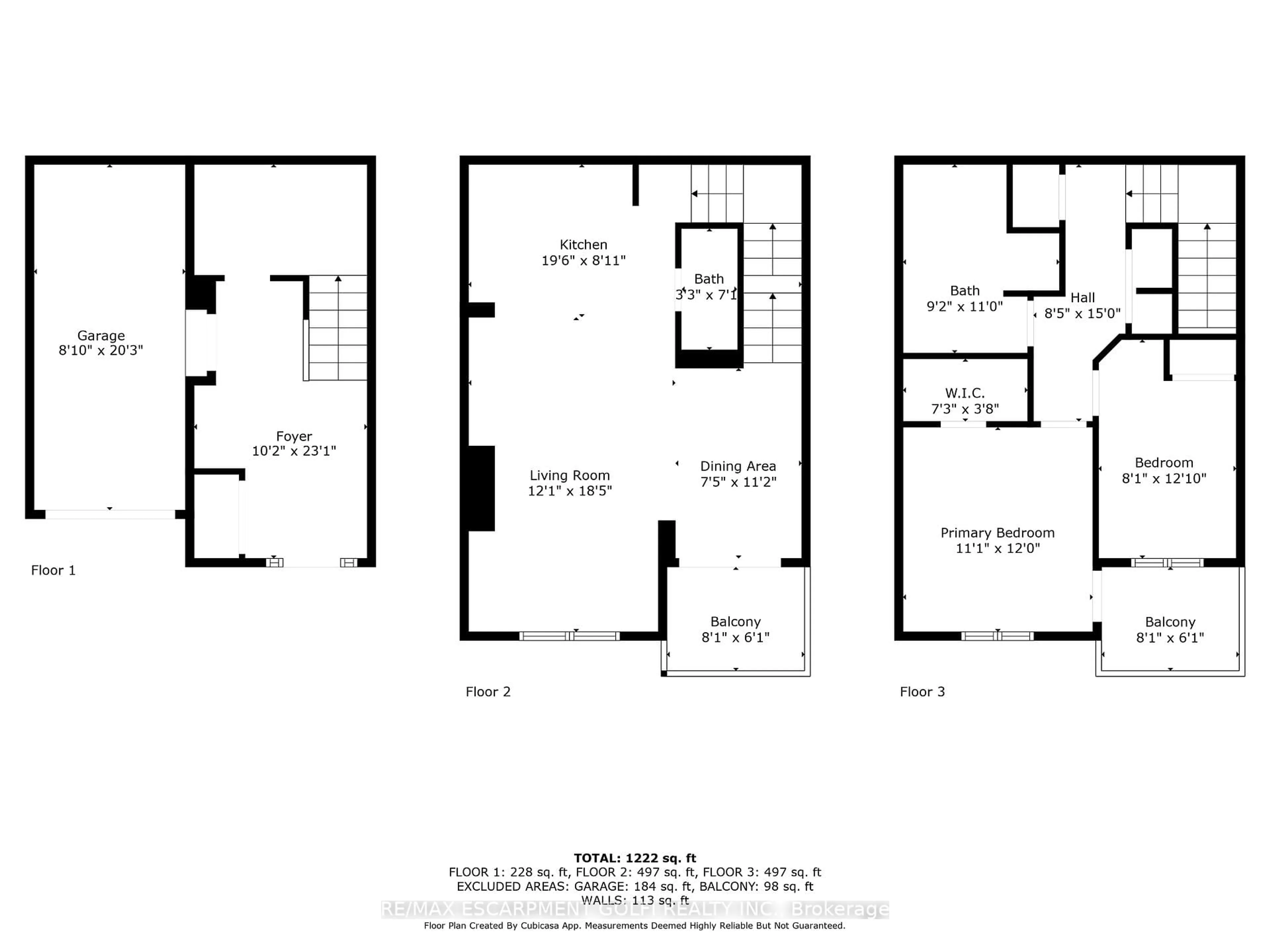 Floor plan for 288 Glover Rd #21, Hamilton Ontario L8E 5H6