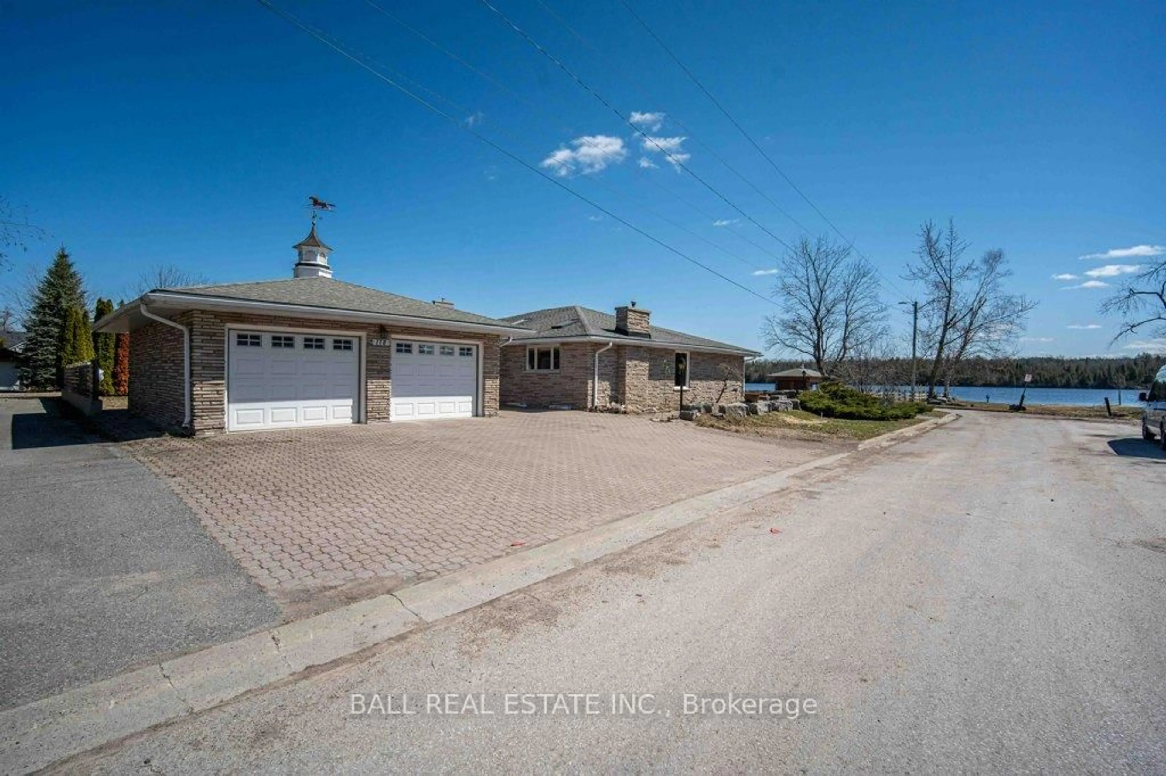 A pic from outside/outdoor area/front of a property/back of a property/a pic from drone, water/lake/river/ocean view for 118 & 120 Bolton St, Kawartha Lakes Ontario K0M 1A0