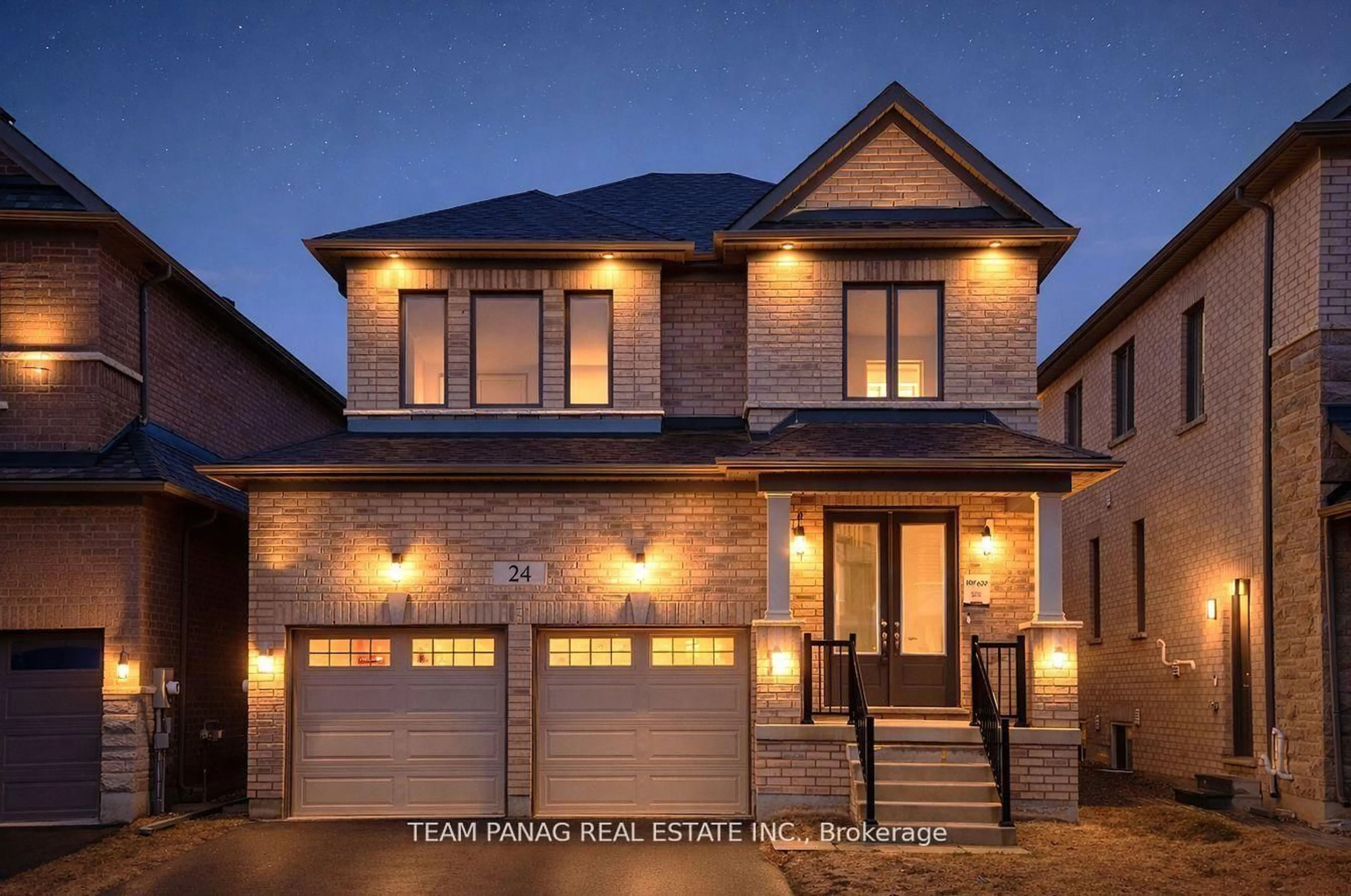 Home with brick exterior material, street for 24 Tyler Ave, Erin Ontario N0B 1T0