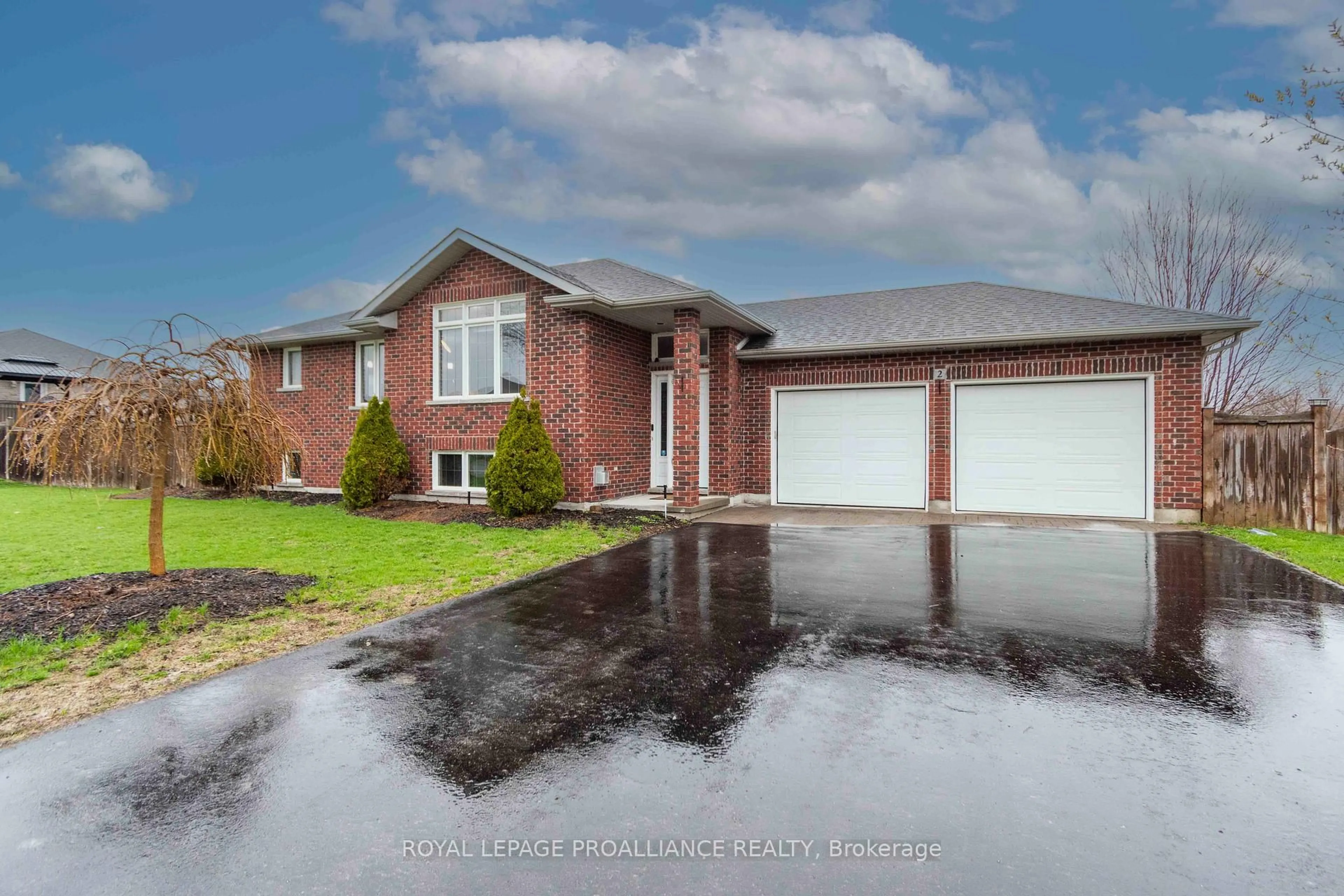 Home with brick exterior material, street for 2 Freedom Cres, Quinte West Ontario K8V 0C1