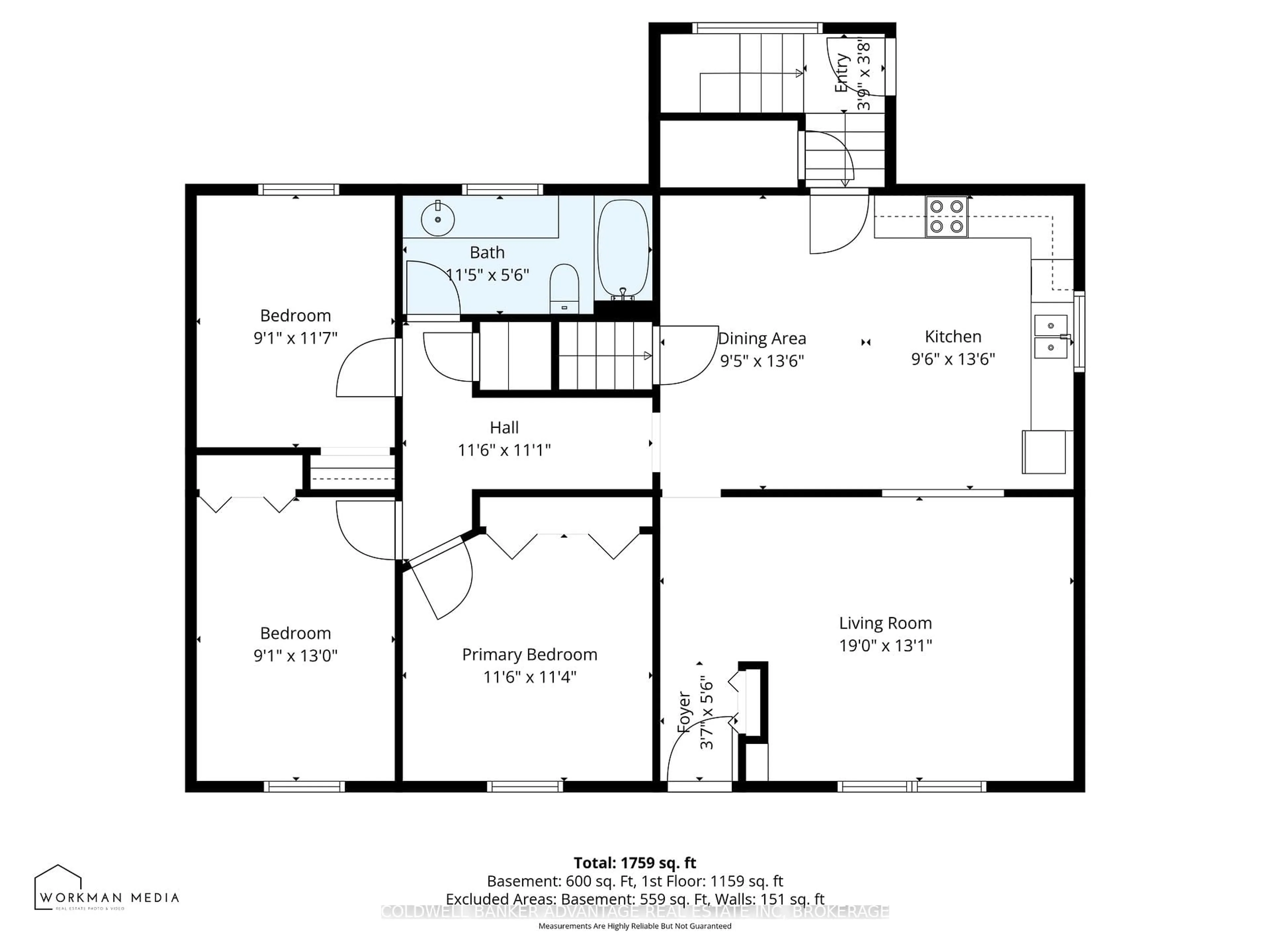 Floor plan for 166 Crowland Ave, Welland Ontario L3B 1X3