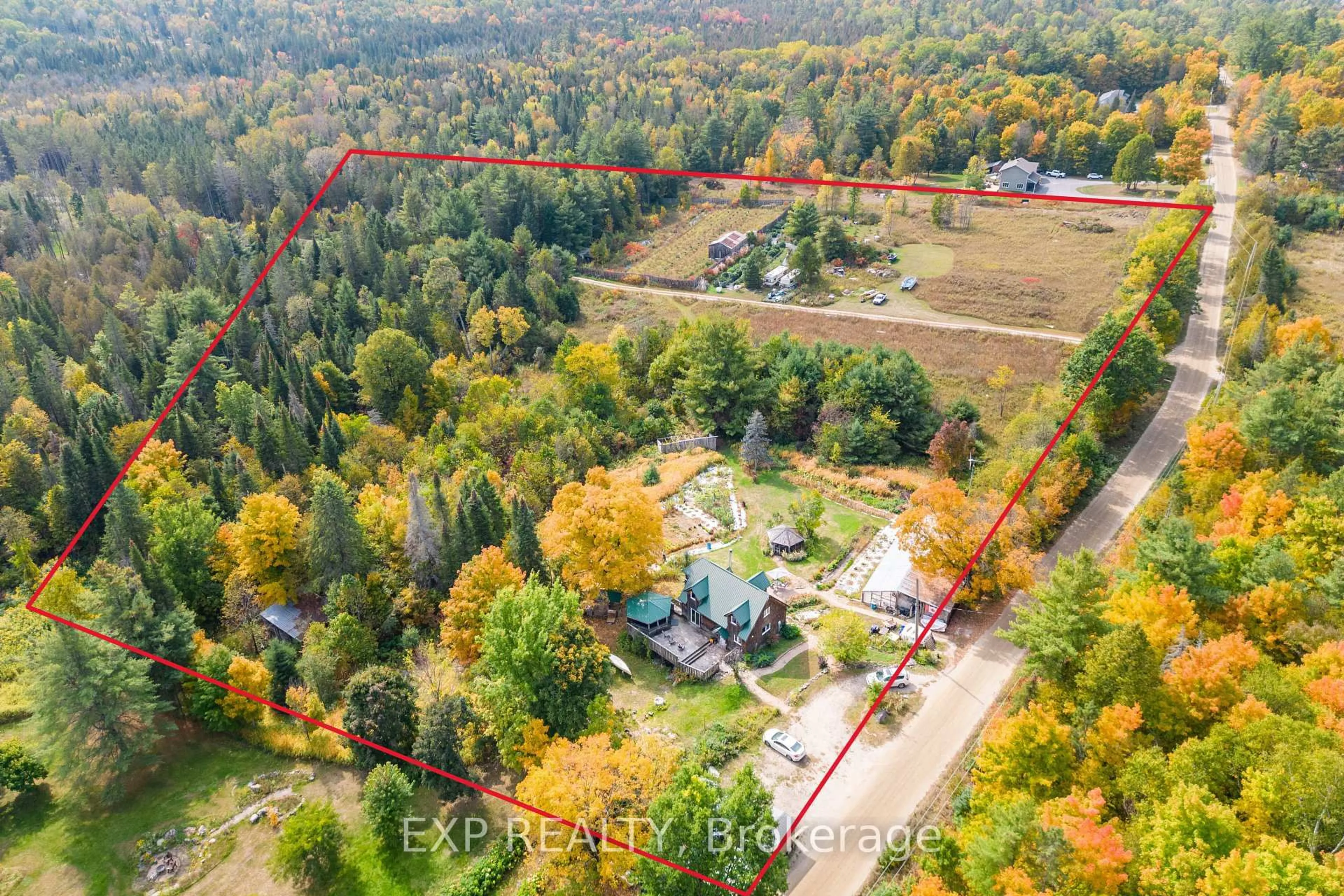 A pic from outside/outdoor area/front of a property/back of a property/a pic from drone, forest/trees view for 1197 Lower Spruce Hedge Rd, Burnstown Ontario K0J 1G0