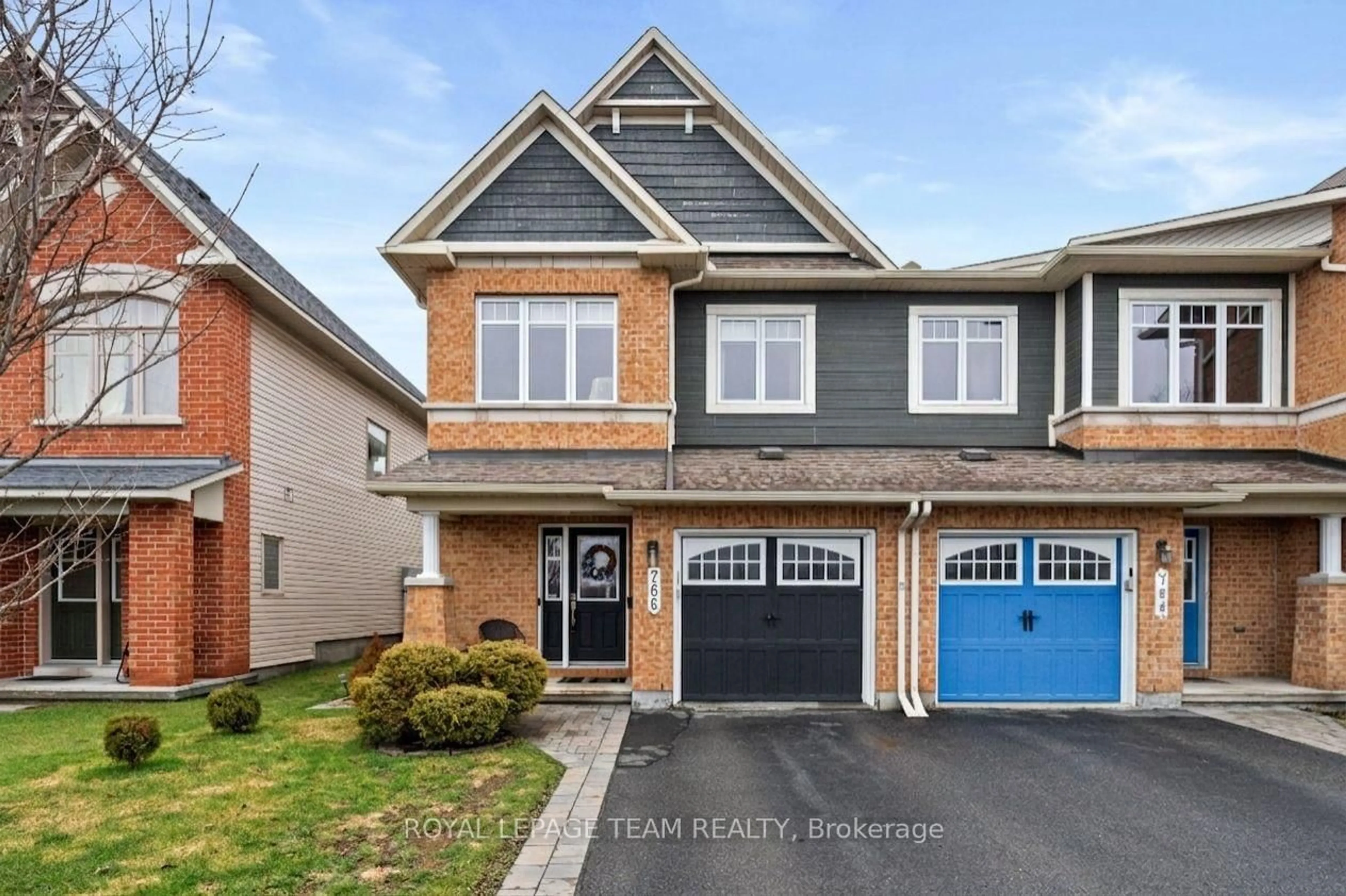 Home with vinyl exterior material, street for 766 Paul Metivier Dr, Ottawa Ontario K2J 3G4