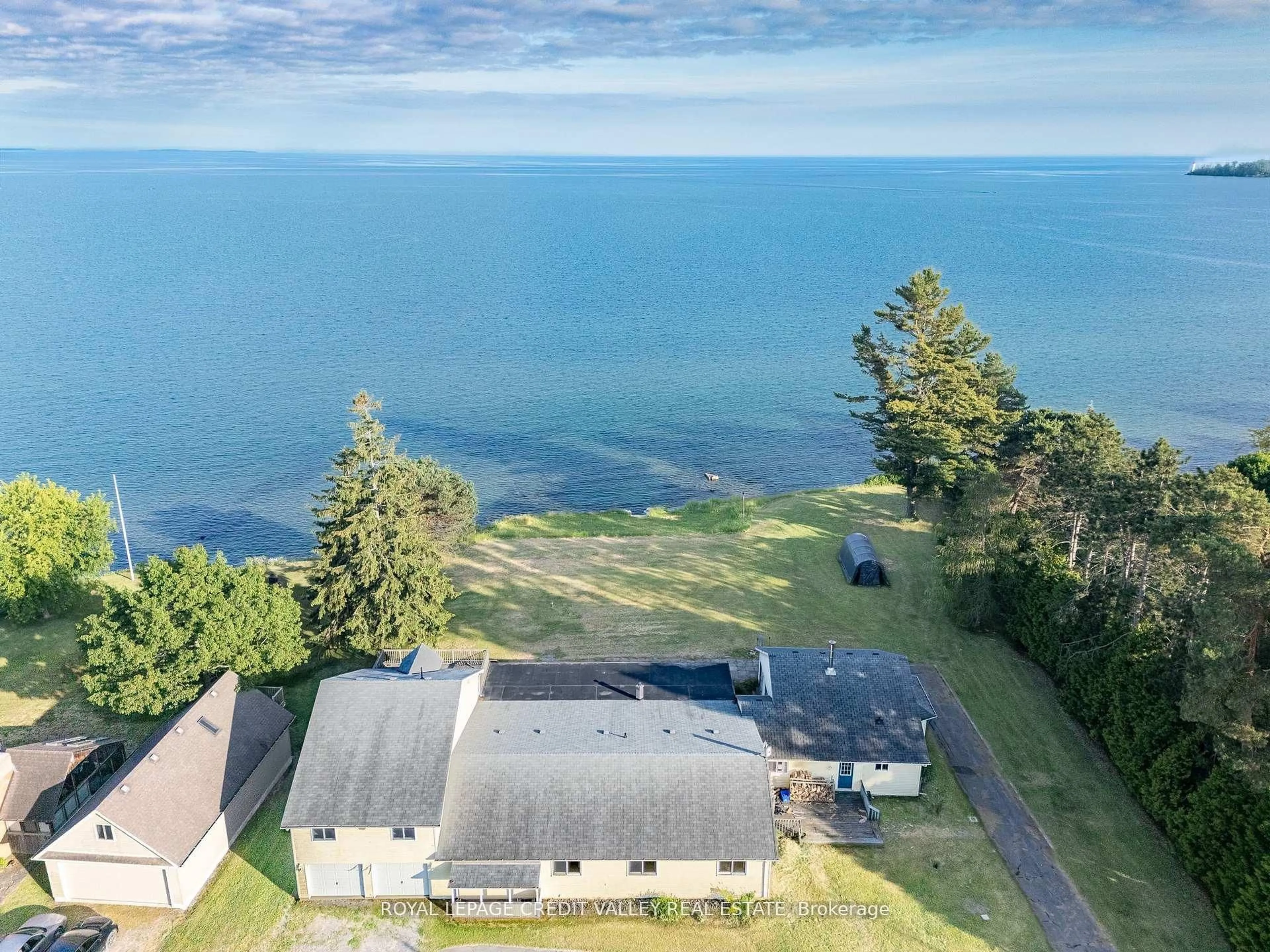 A pic from outside/outdoor area/front of a property/back of a property/a pic from drone, water/lake/river/ocean view for 147 Memory Lane, Brighton Ontario K0K 1L0