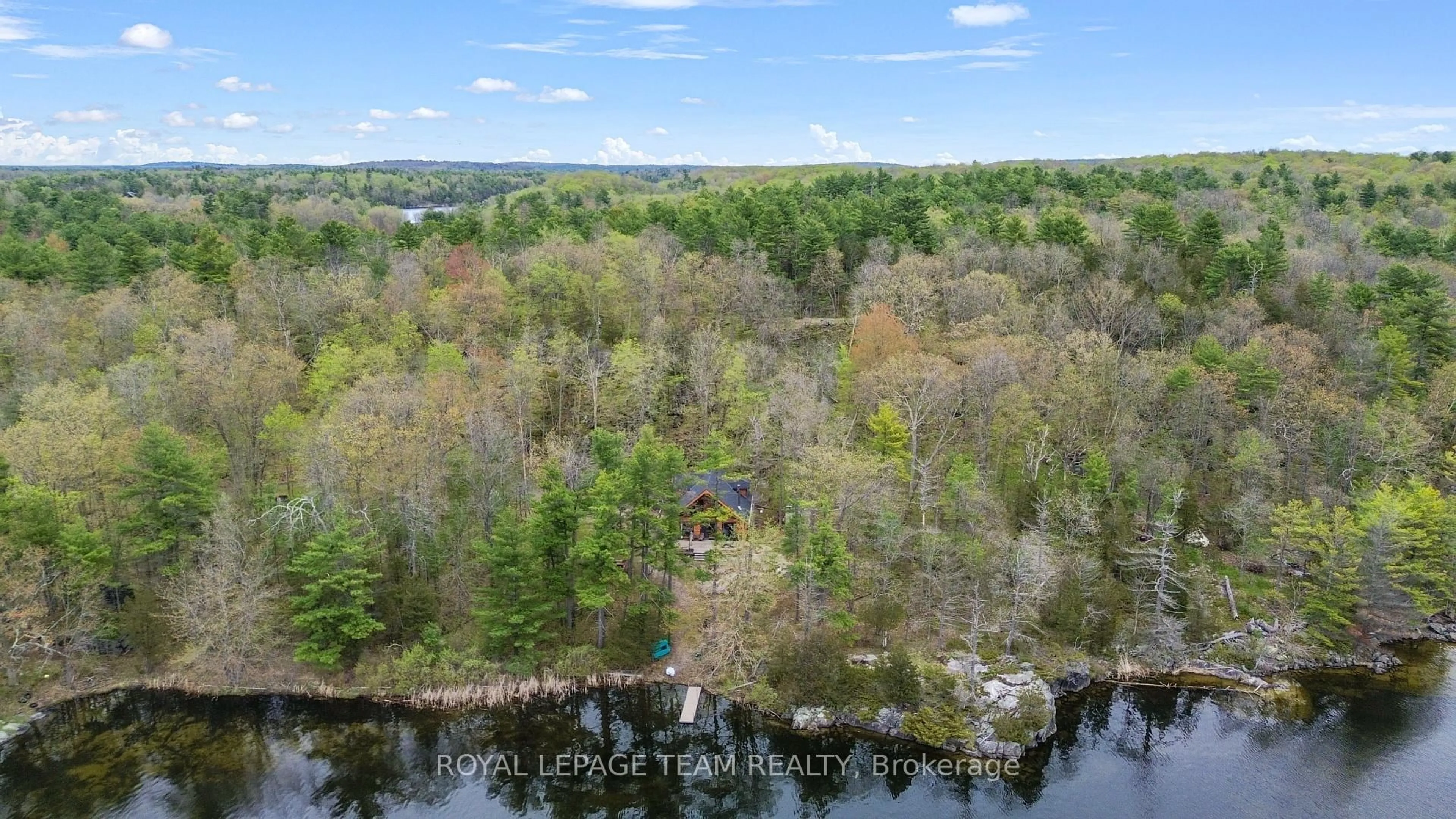 A pic from outside/outdoor area/front of a property/back of a property/a pic from drone, water/lake/river/ocean view for 964 Spruce Lane, Leeds and the Thousand Islands Ontario K0G 1X0