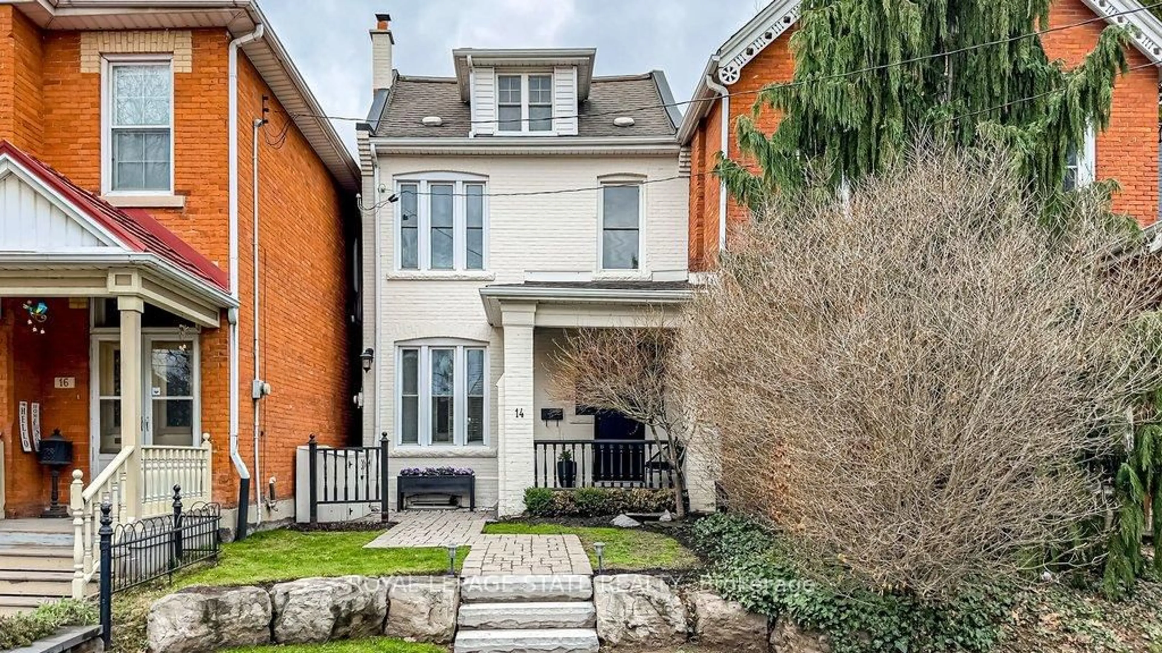 Home with brick exterior material, street for 14 Blythe St, Hamilton Ontario L8N 2W4