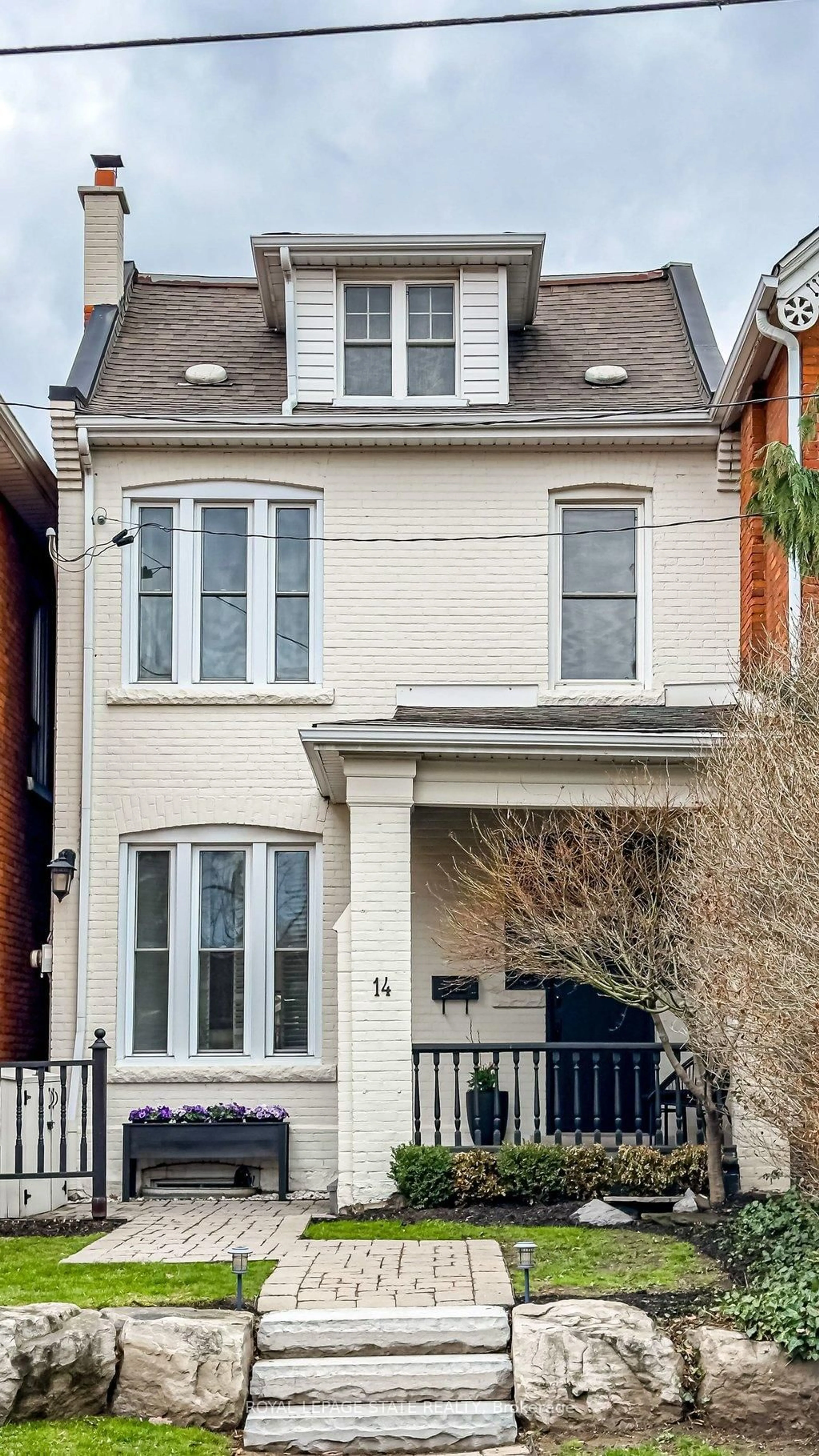 Home with brick exterior material, street for 14 Blythe St, Hamilton Ontario L8N 2W4